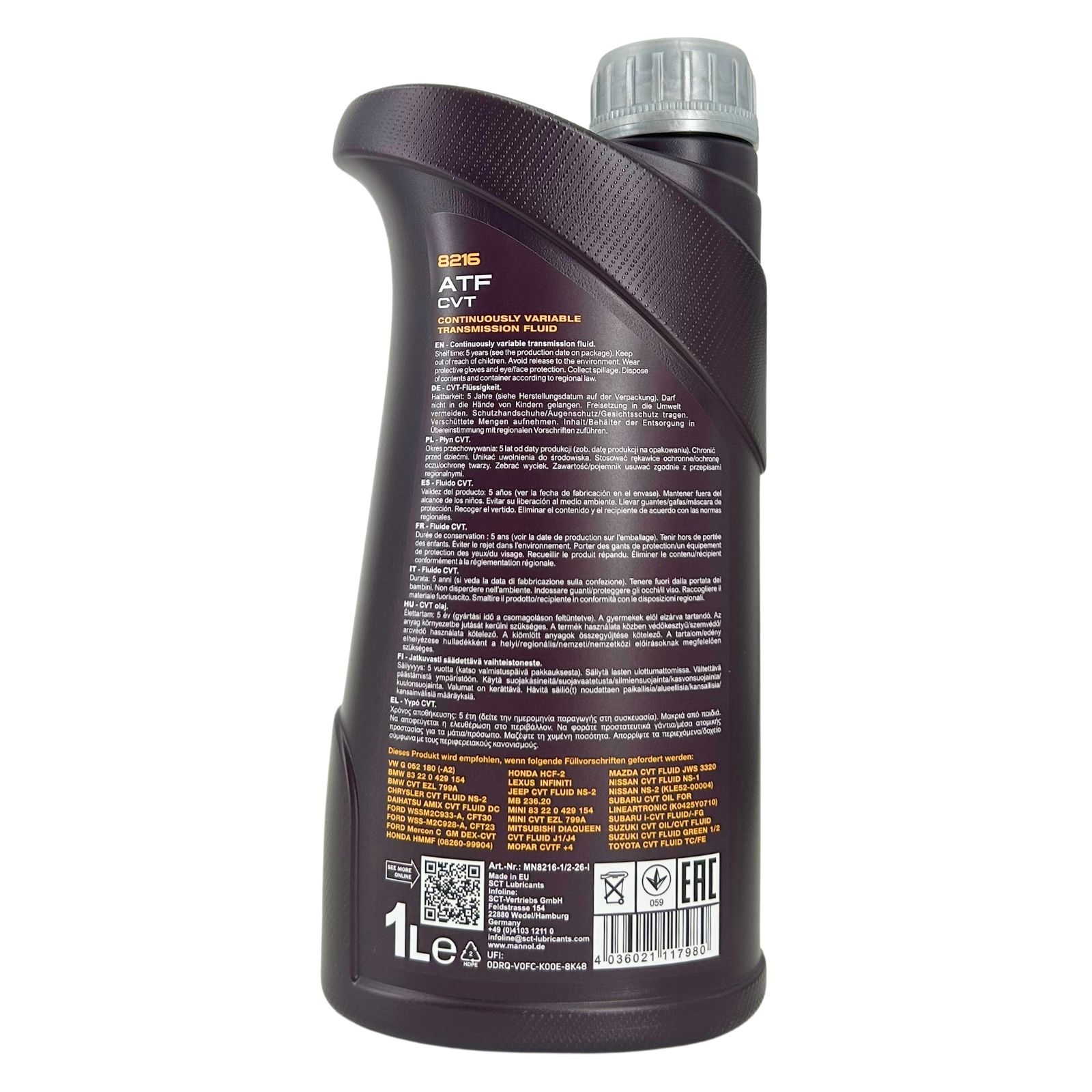Mannol ATF CVT Getriebeöl 1 Liter