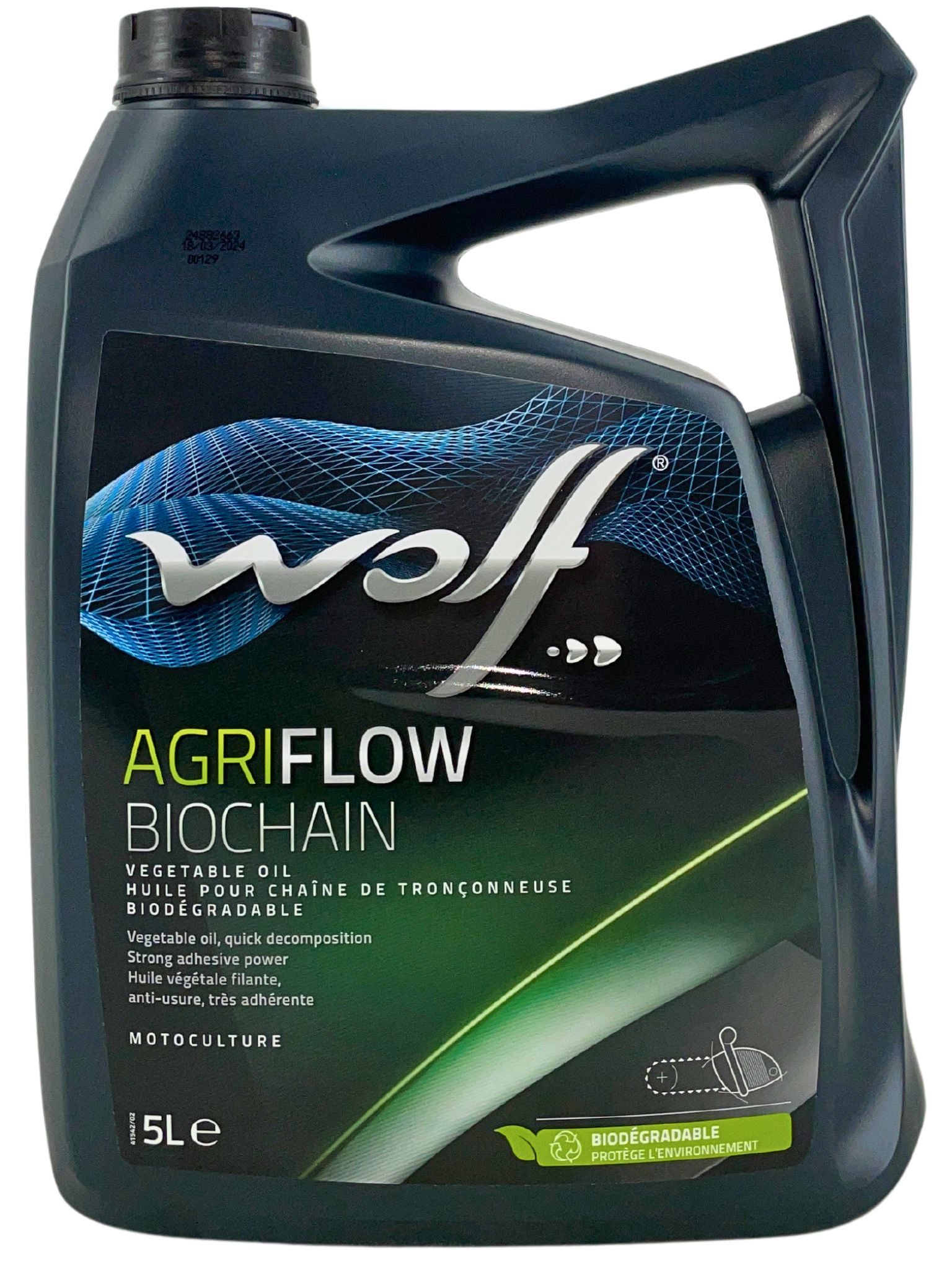Wolf AgriFlow Biochain Bio Kettenöl 5 Liter