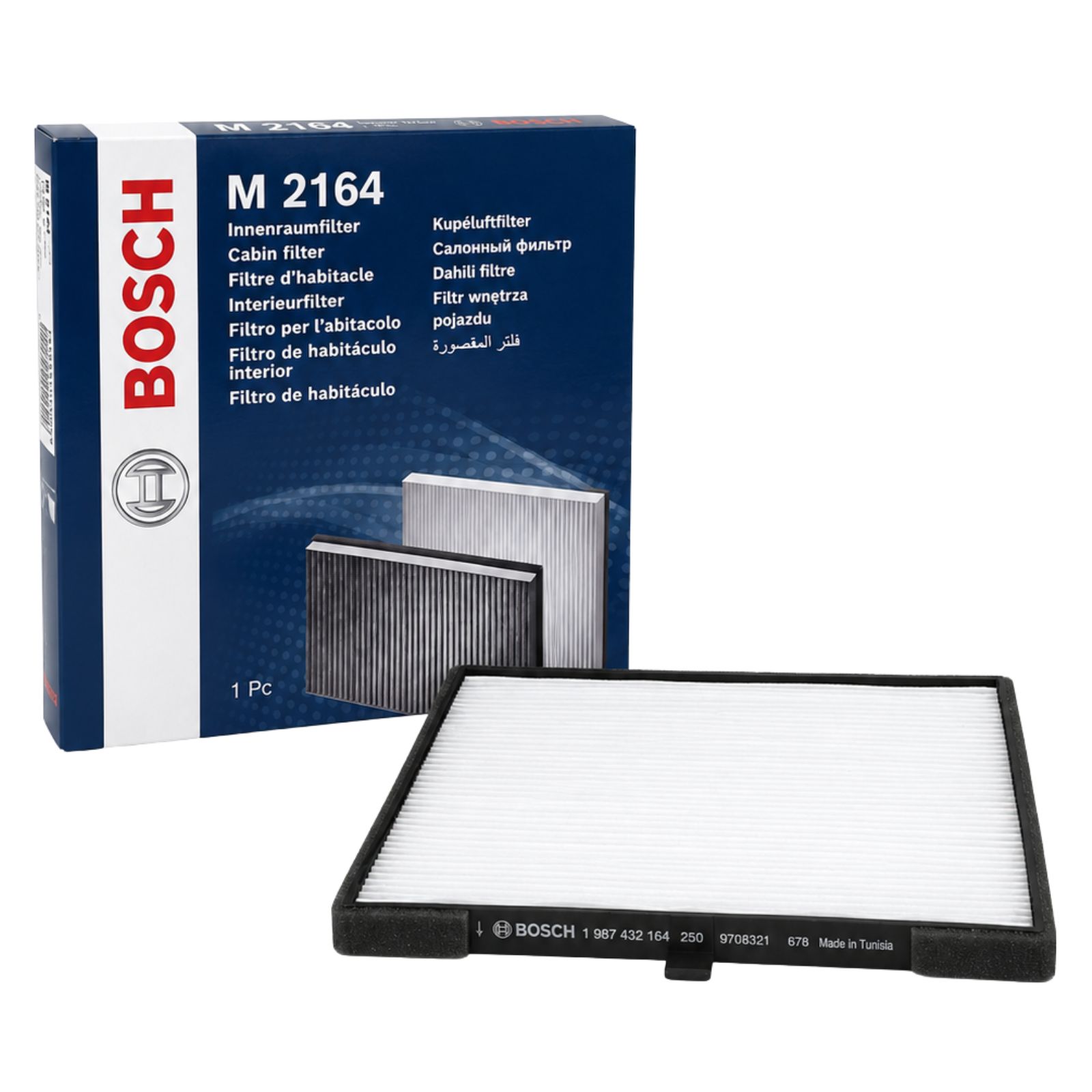 Bosch Innenraumluftfilter M2164 - 1 987 432 164