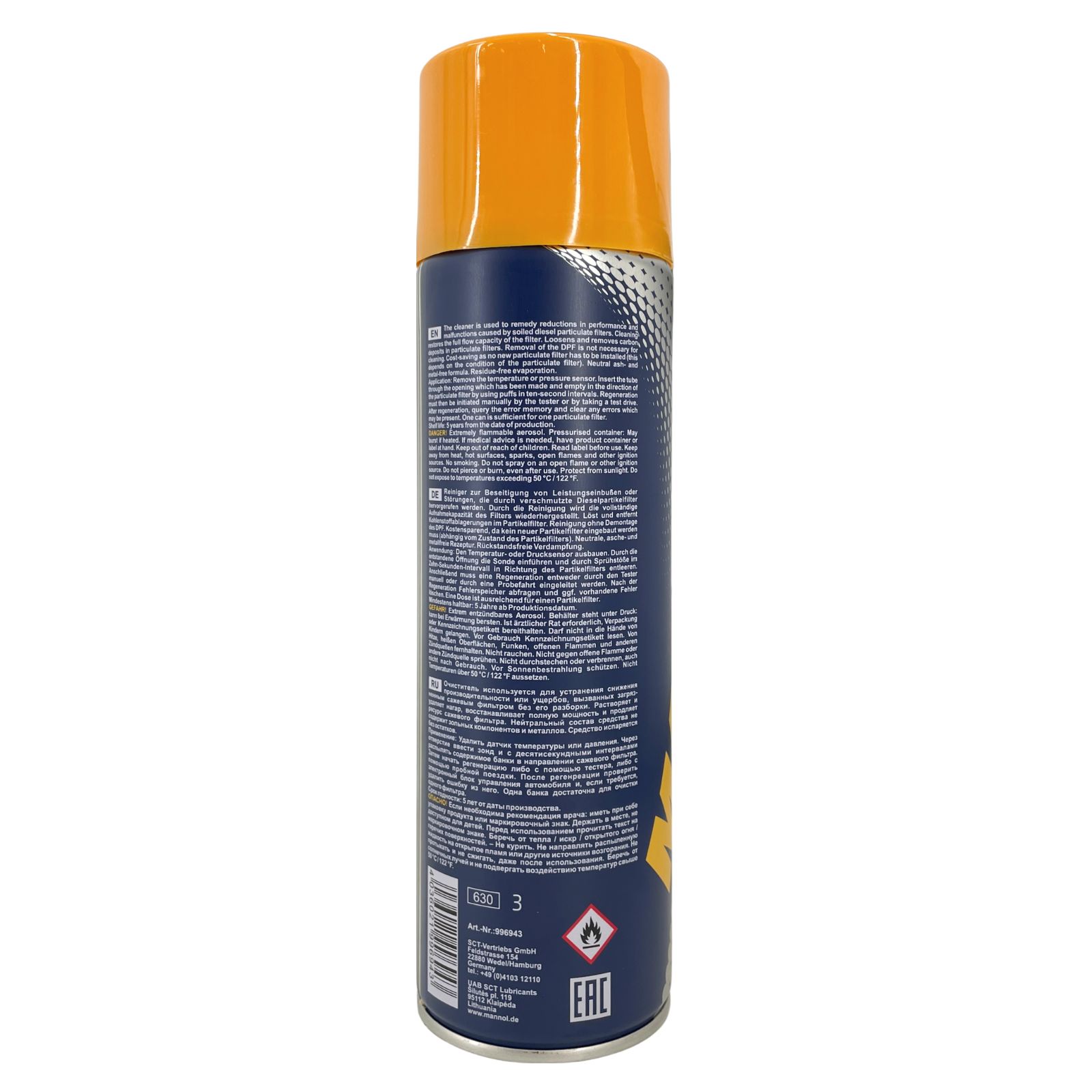 Mannol DPF Foam Cleaner Dieselpartikelfilter Reiniger 500 ML