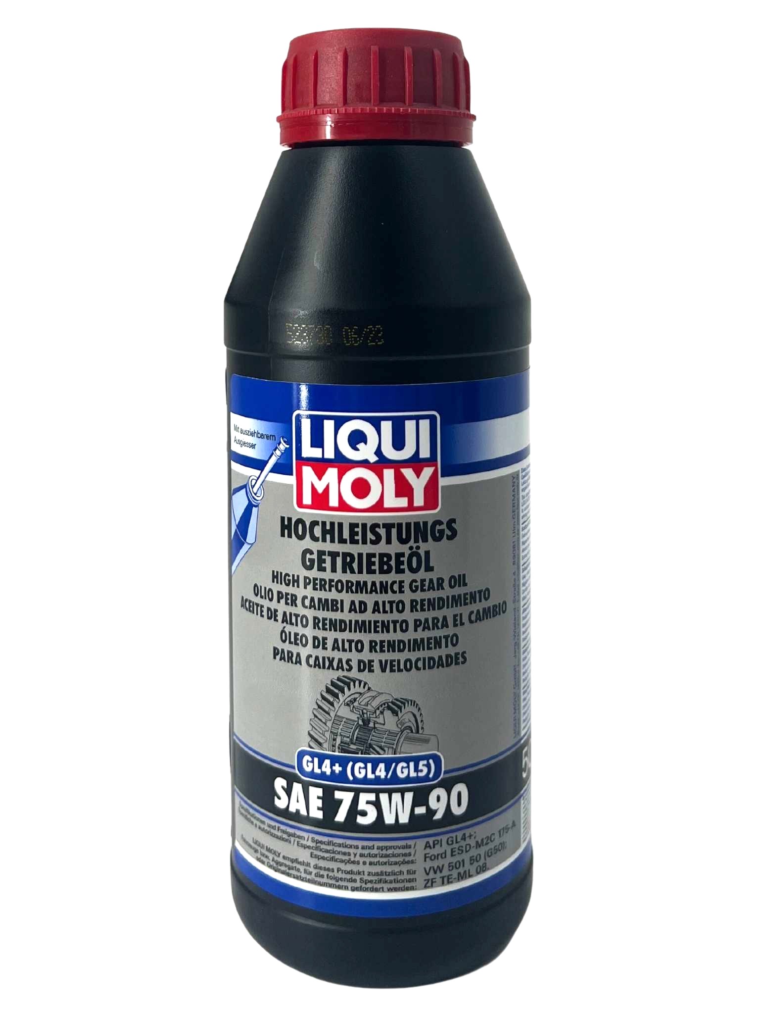 Liqui Moly Hochleistungs-Getriebeöl (GL4+) SAE 75W-90 500 ML