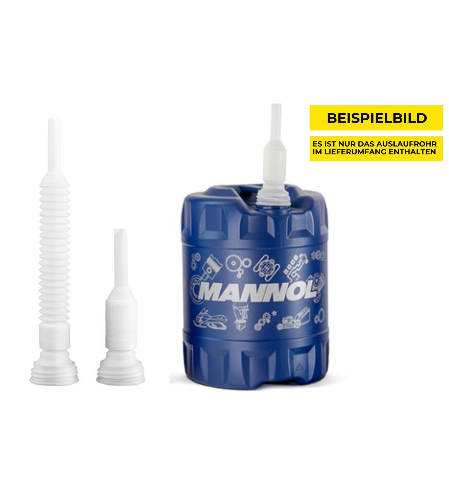 Mannol CT4503 Flexible Tube flexibles Auslaufrohr für 20-Liter-Kanister