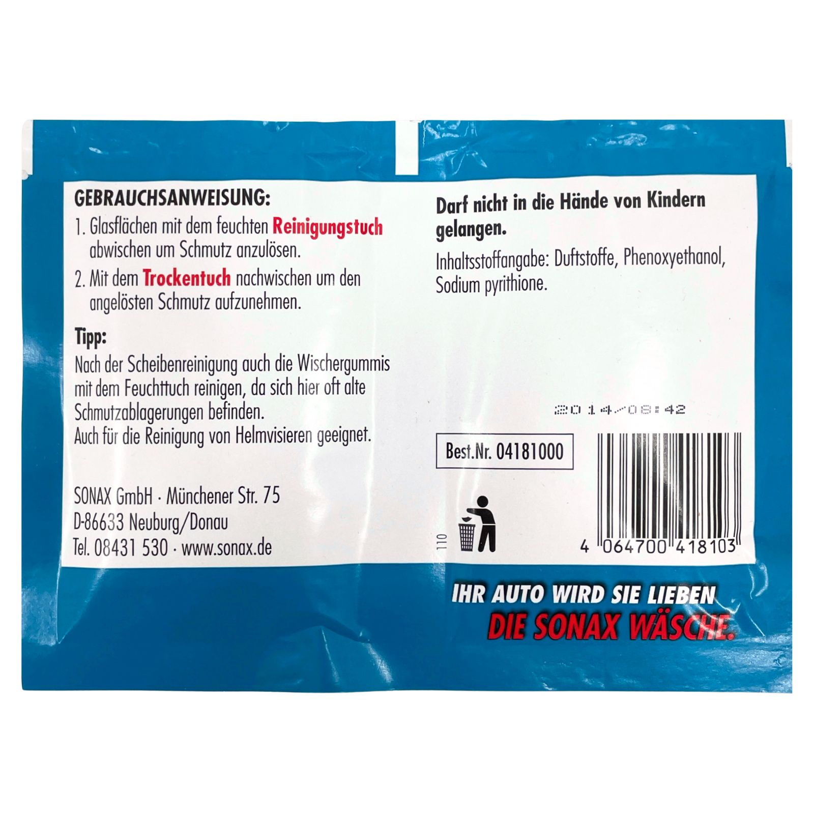 Sonax Glas+Fenstertuch