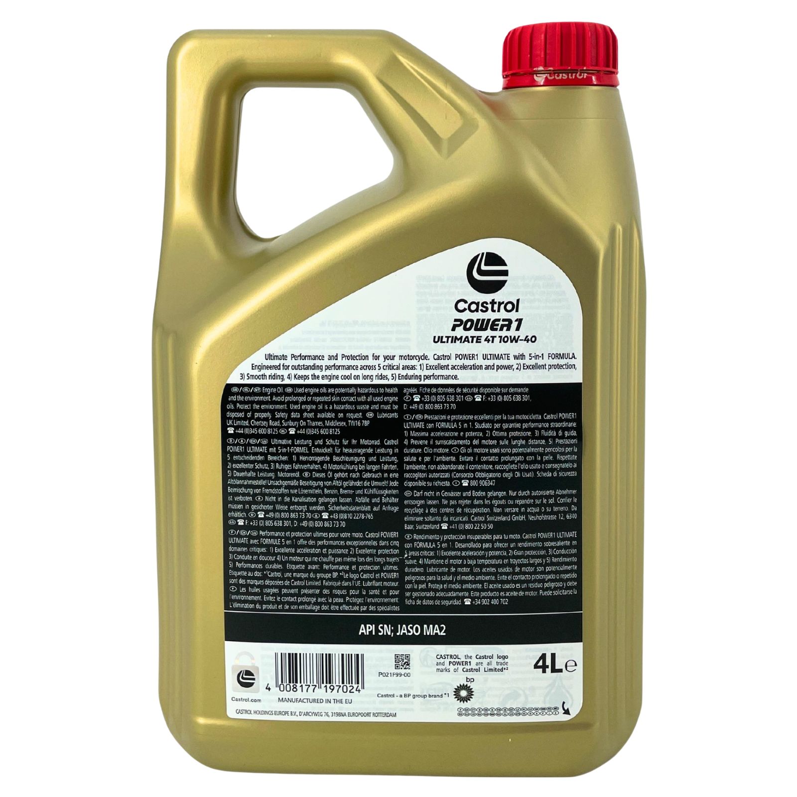 Castrol Power 1 Ultimate 4T 10W-40 4 Liter