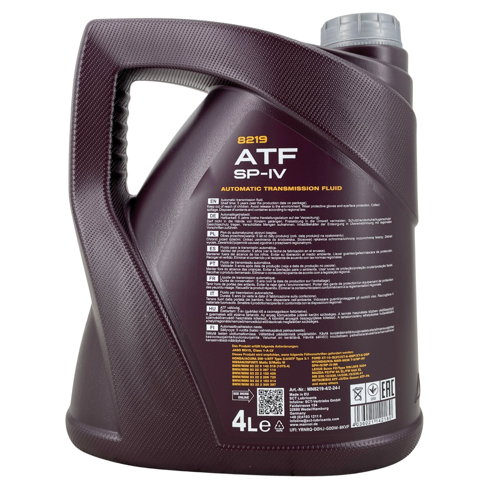 Mannol ATF SP-IV Getriebeöl 4 Liter