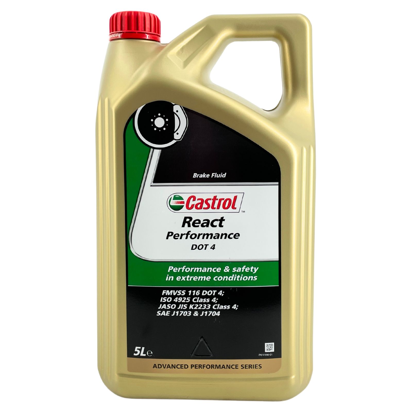 Castrol React Performance DOT 4 Bremsflüssigkeit 5 Liter