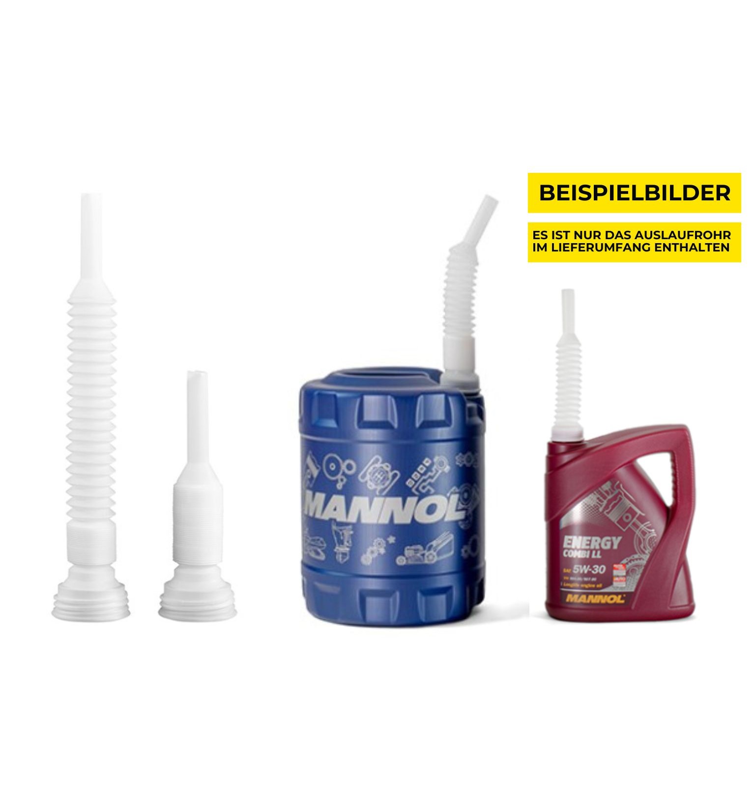 Mannol CT4504 Flexible Tube flexibles Auslaufrohr für 5- und 10-Liter-Kanister