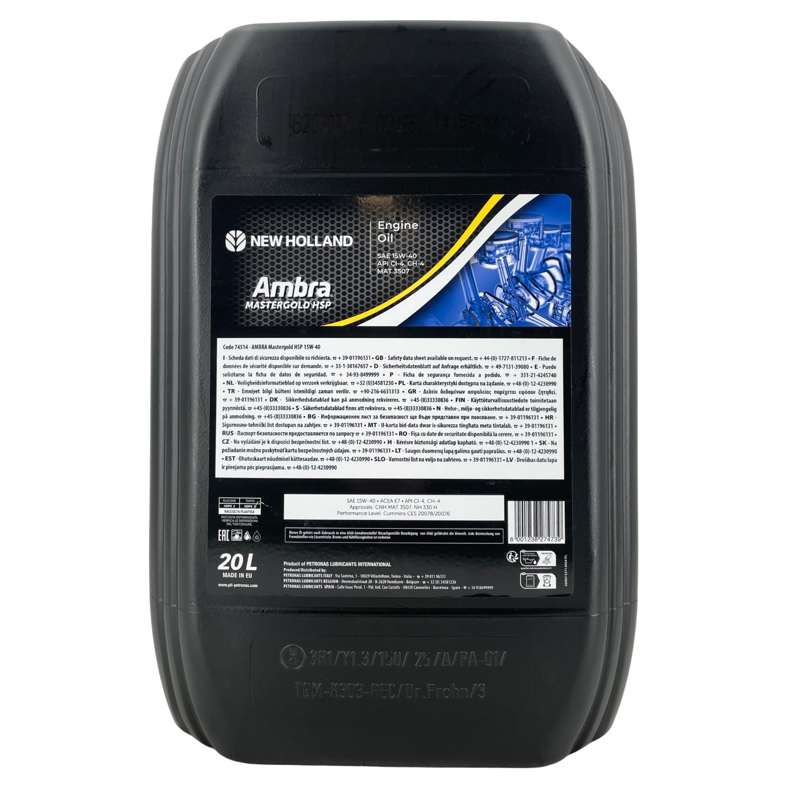AmbrA Master Gold HSP 15W-40 20 Liter