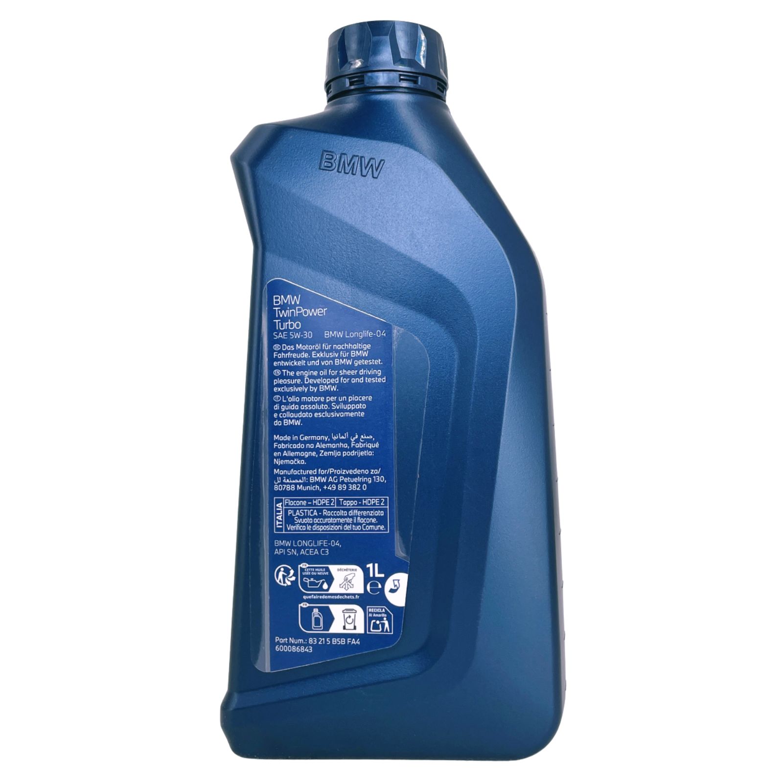BMW TwinPower Turbo LL-04 5W-30 1 Liter