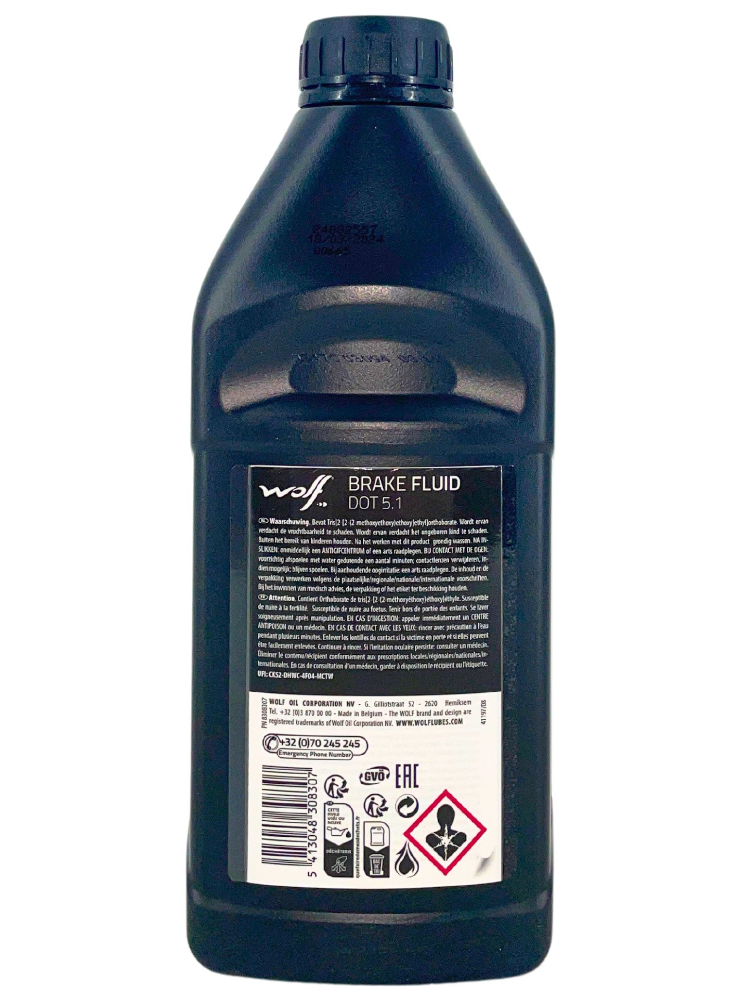 Wolf Brake Fluid DOT 5.1 1 Liter