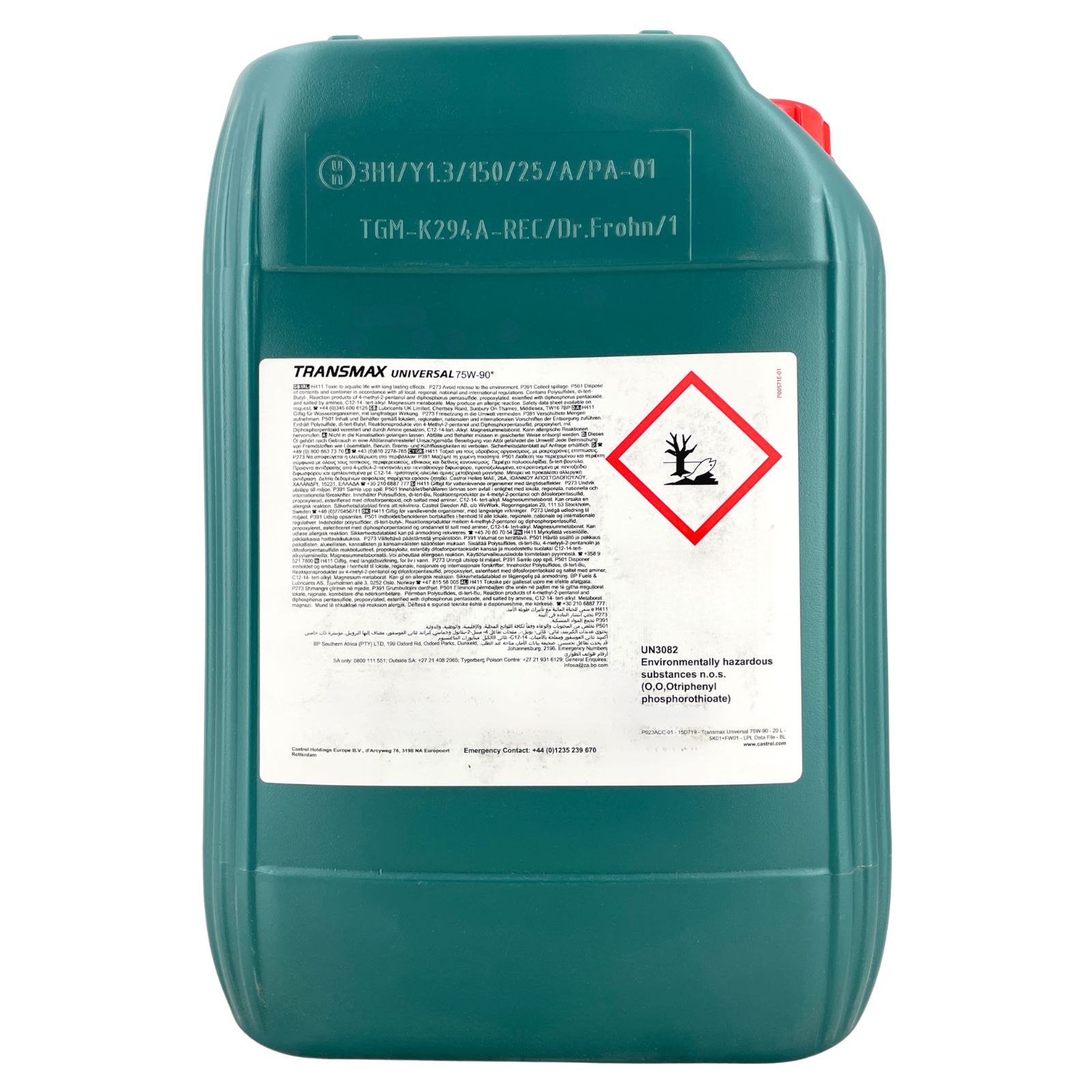 Castrol Transmax Universal 75W-90 20 Liter