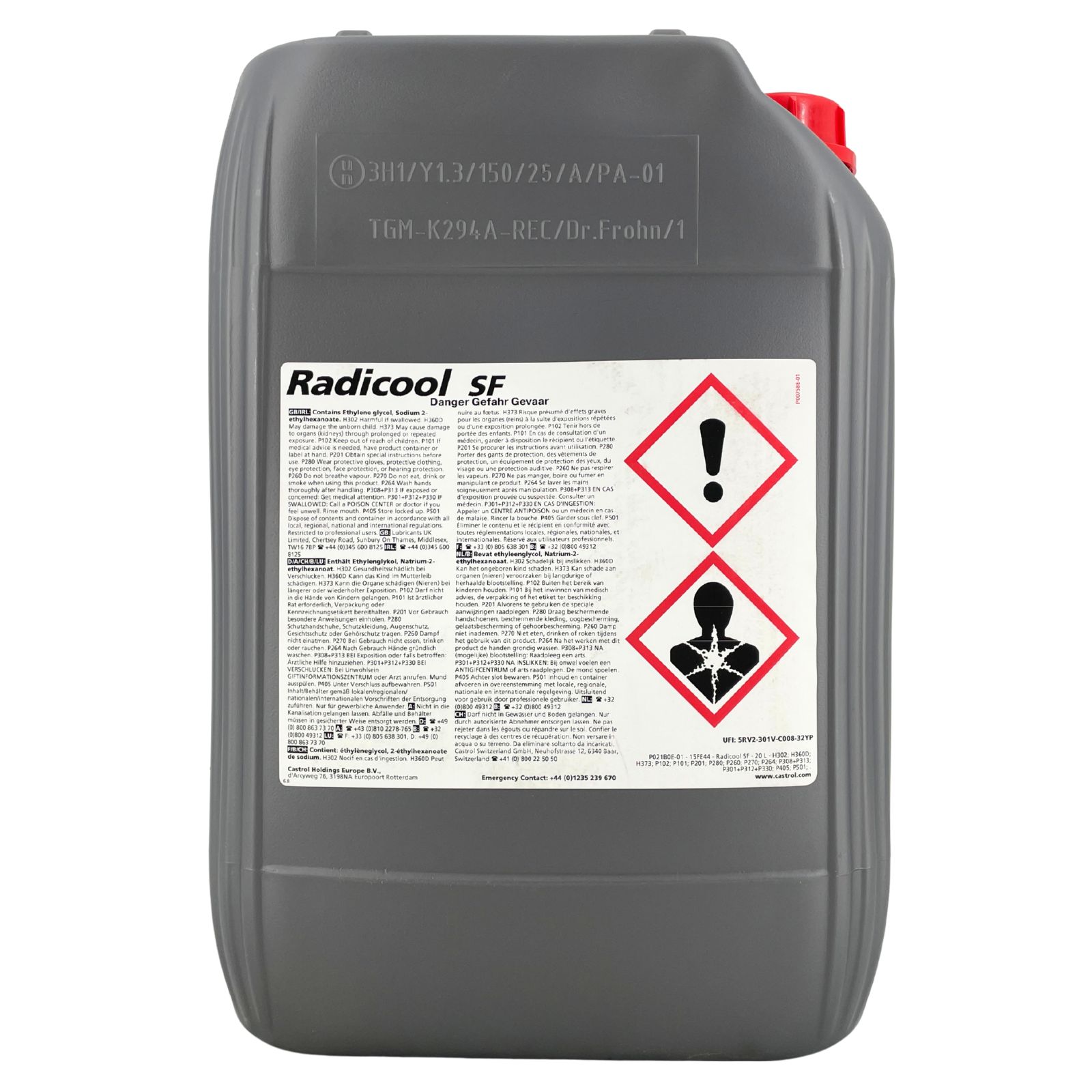 Castrol Radicool SF Kühlerfrostschutz Konzentrat 20 Liter