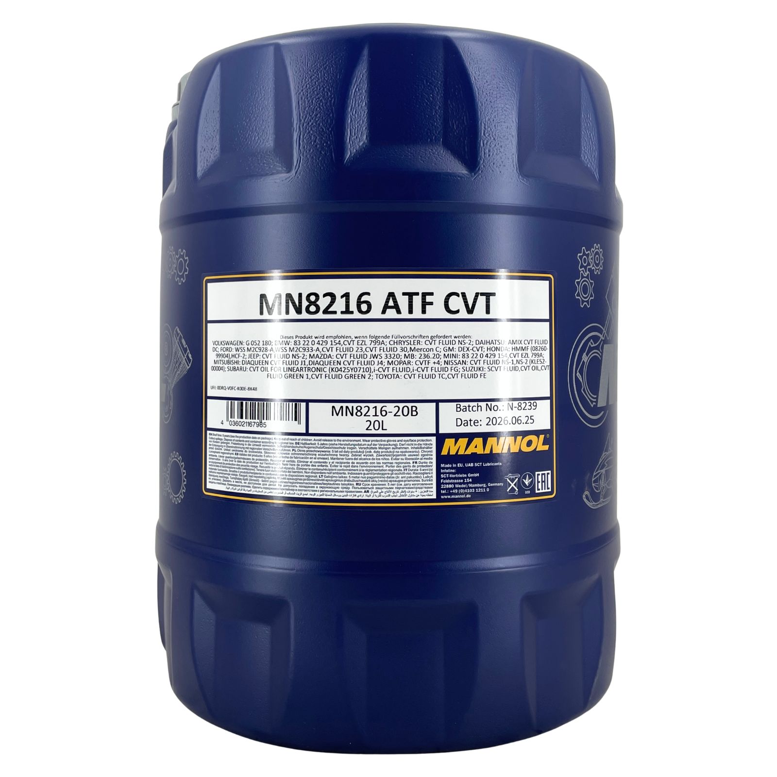 Mannol ATF CVT Getriebeöl 20 Liter