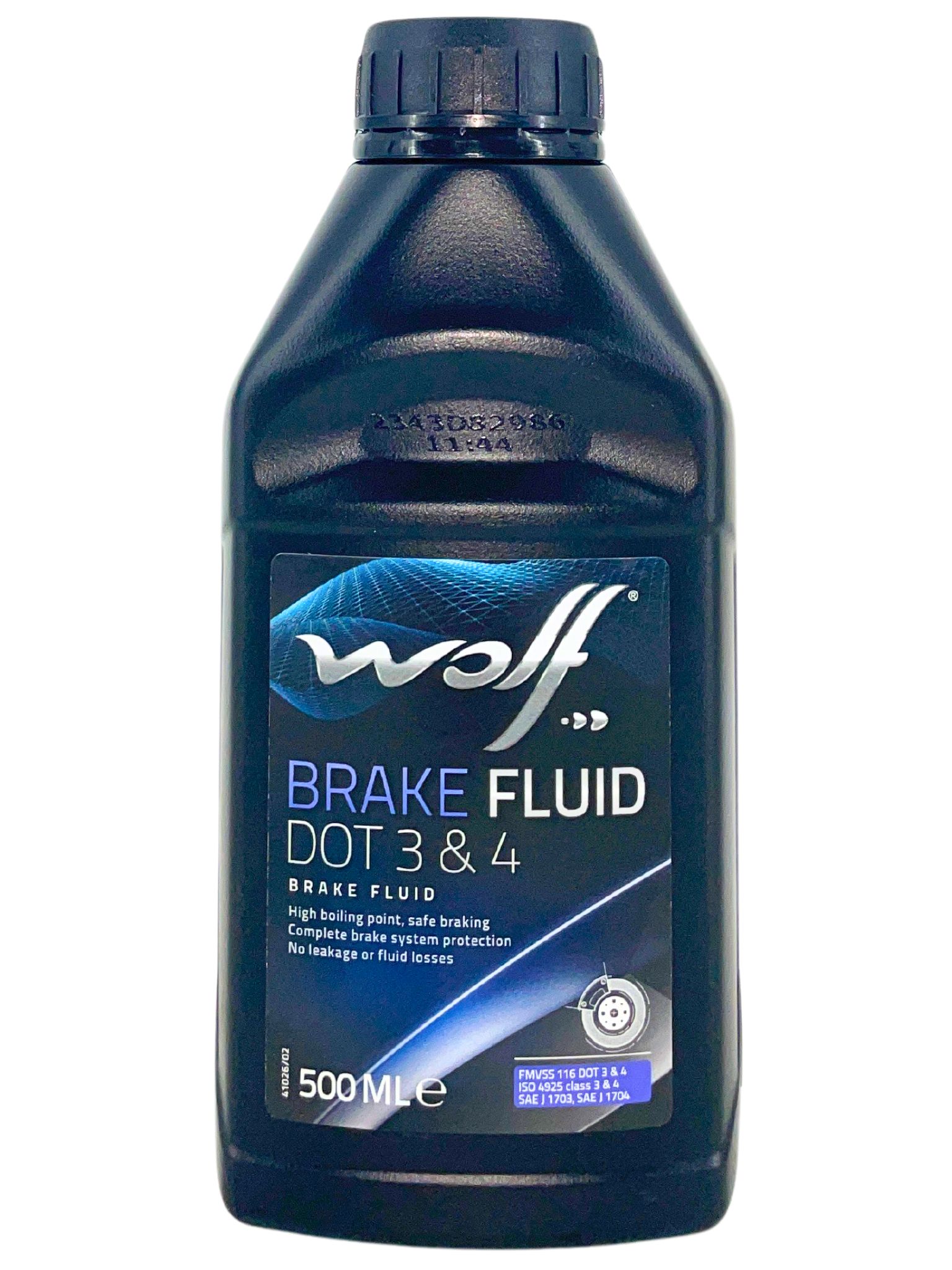 Wolf Brake Fluid DOT 3 & 4 500 ML