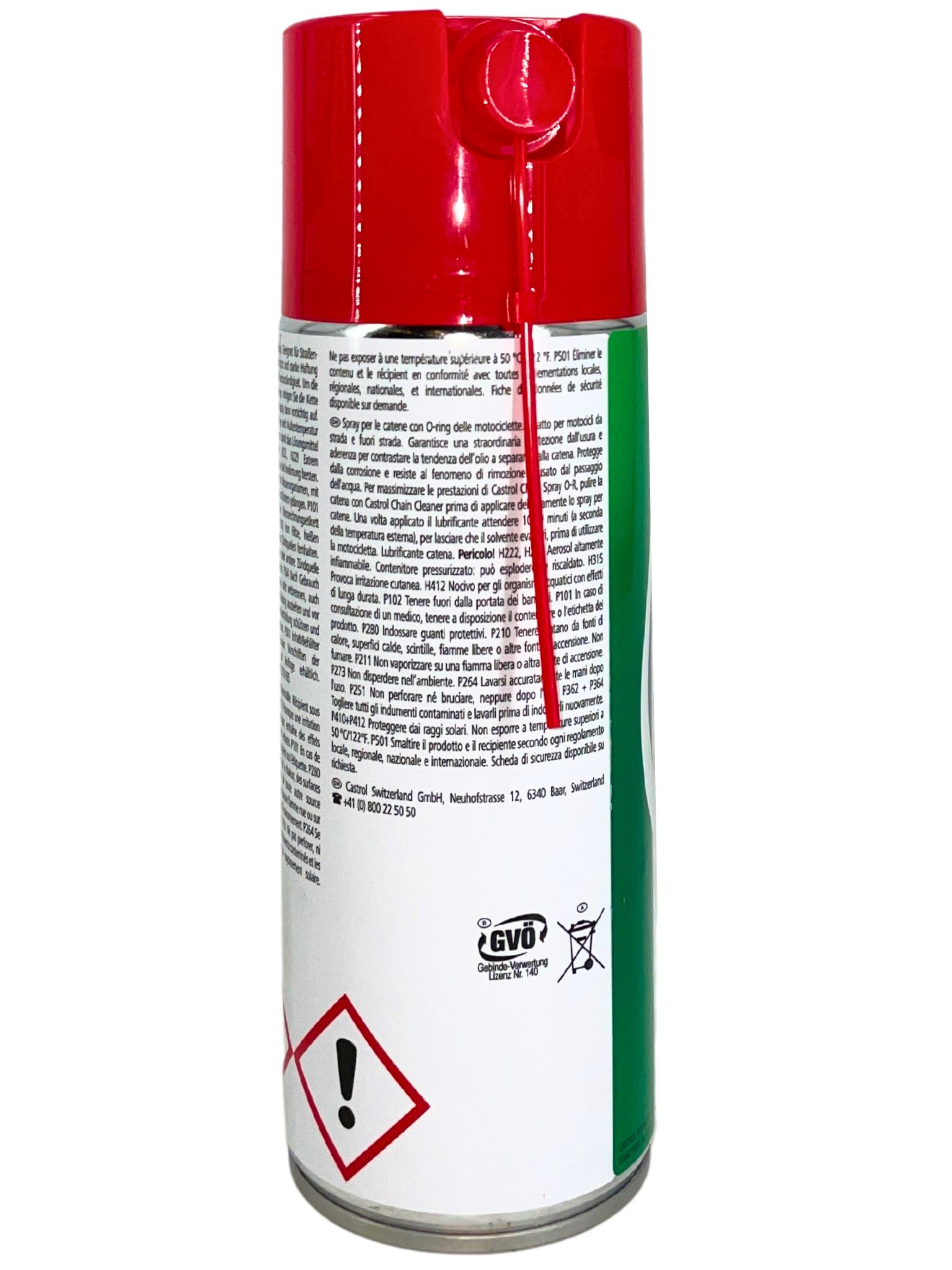 Castrol Chain Spray O-R Motorcycle Chain Care / Kettenspray 400 ml
