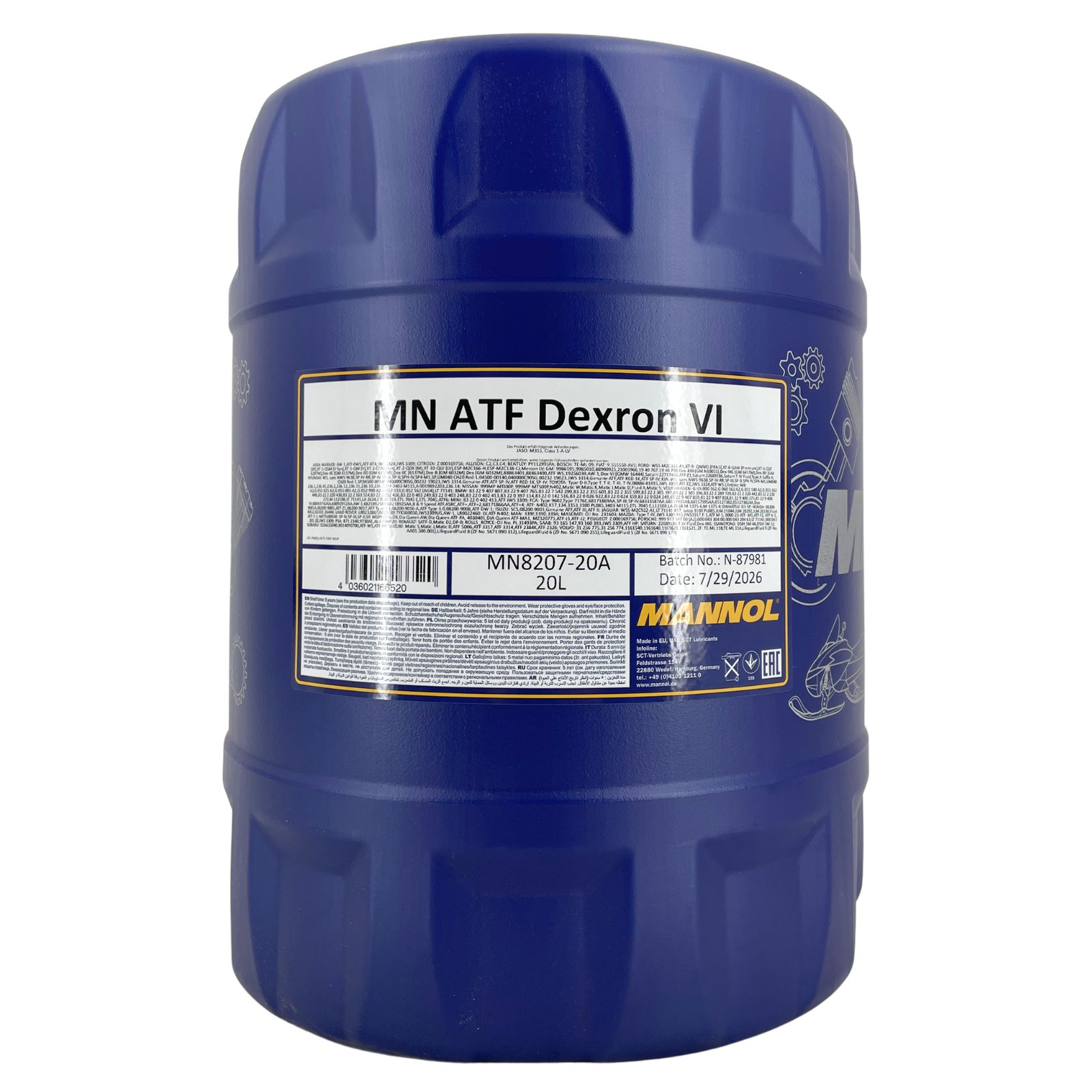 Mannol ATF Dexron VI 20 Liter