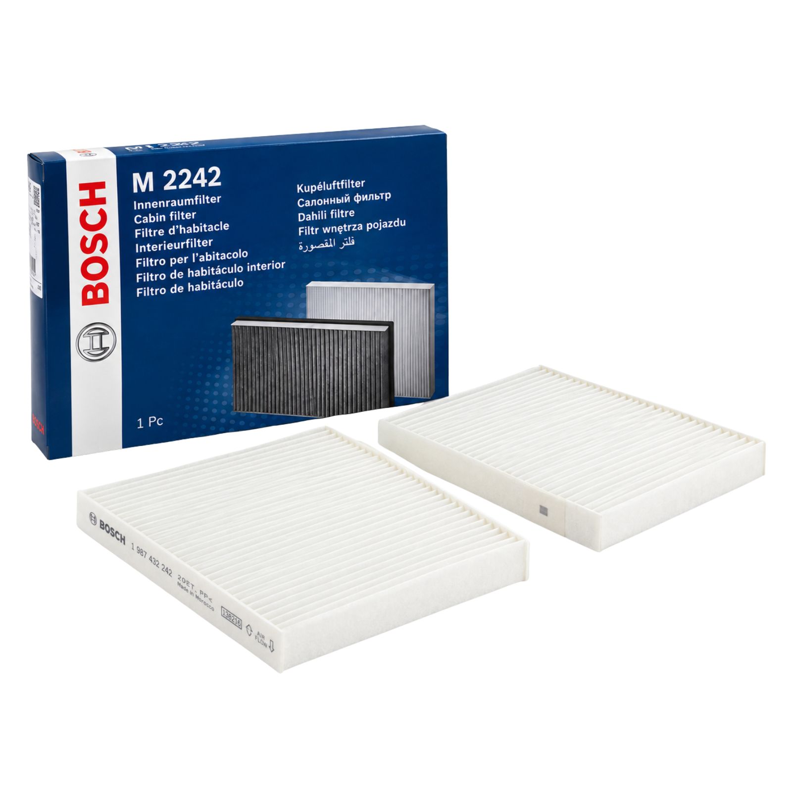 Bosch Innenraumluftfilter M2242 - 1 987 432 242
