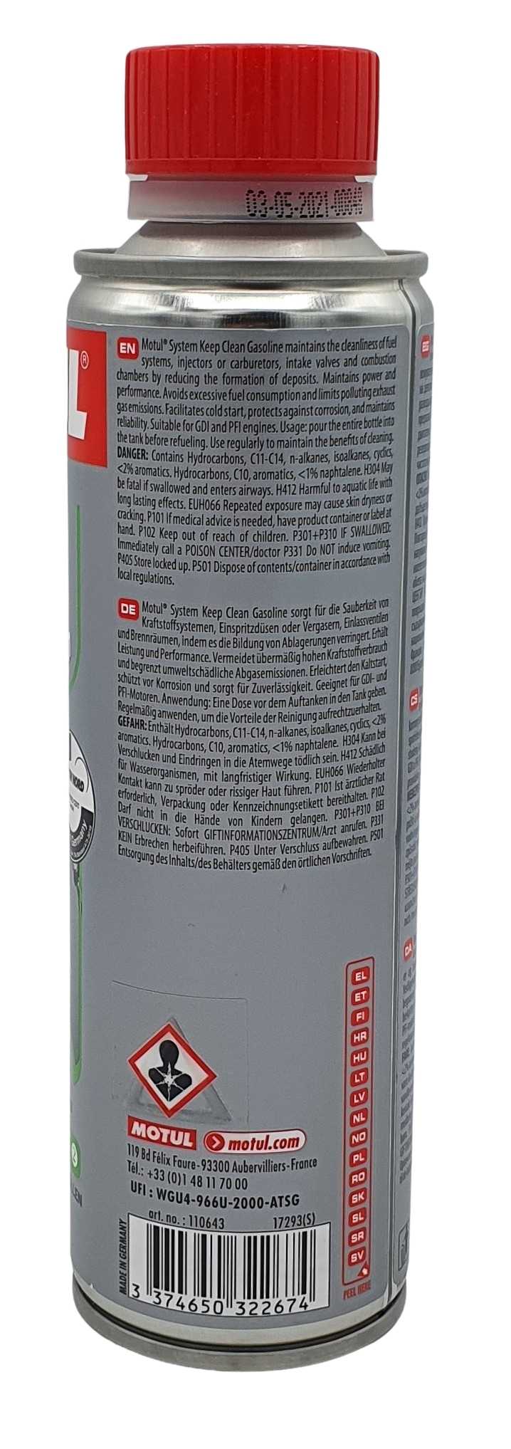 Motul Benzin System Pflege 300 ML