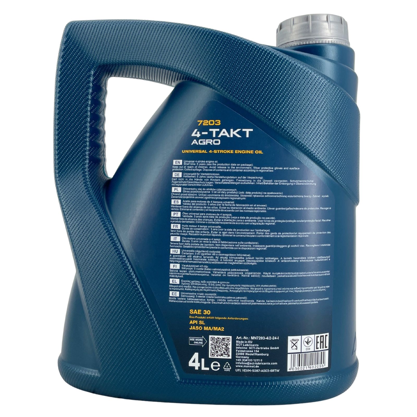 Mannol 4-Takt Agro SAE 30 4 Liter