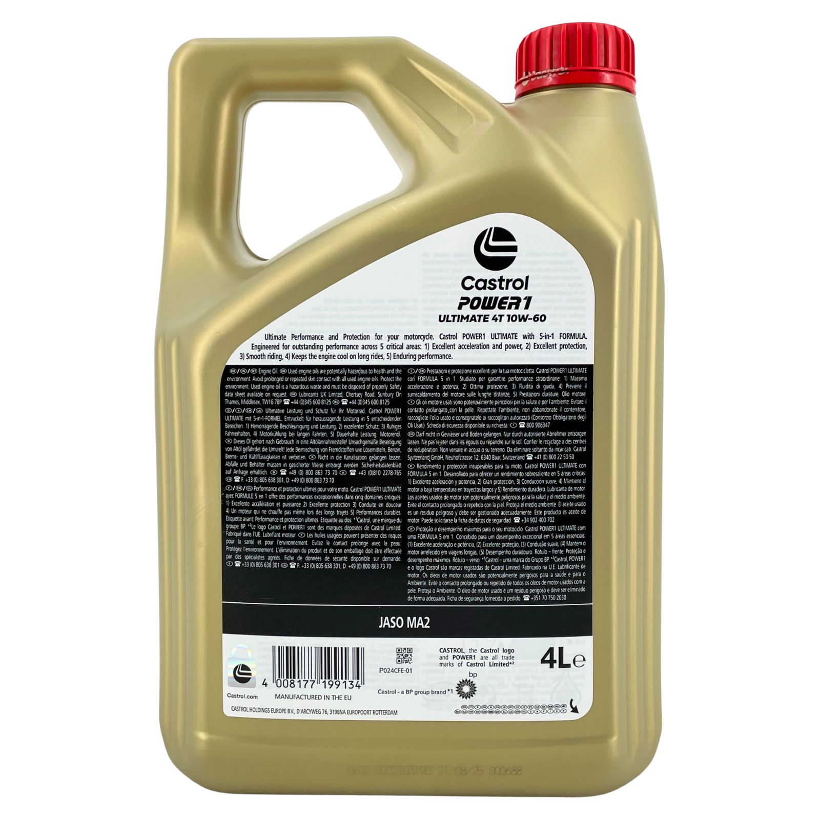 Castrol Power 1 Ultimate 4T 10W-60 4 Liter