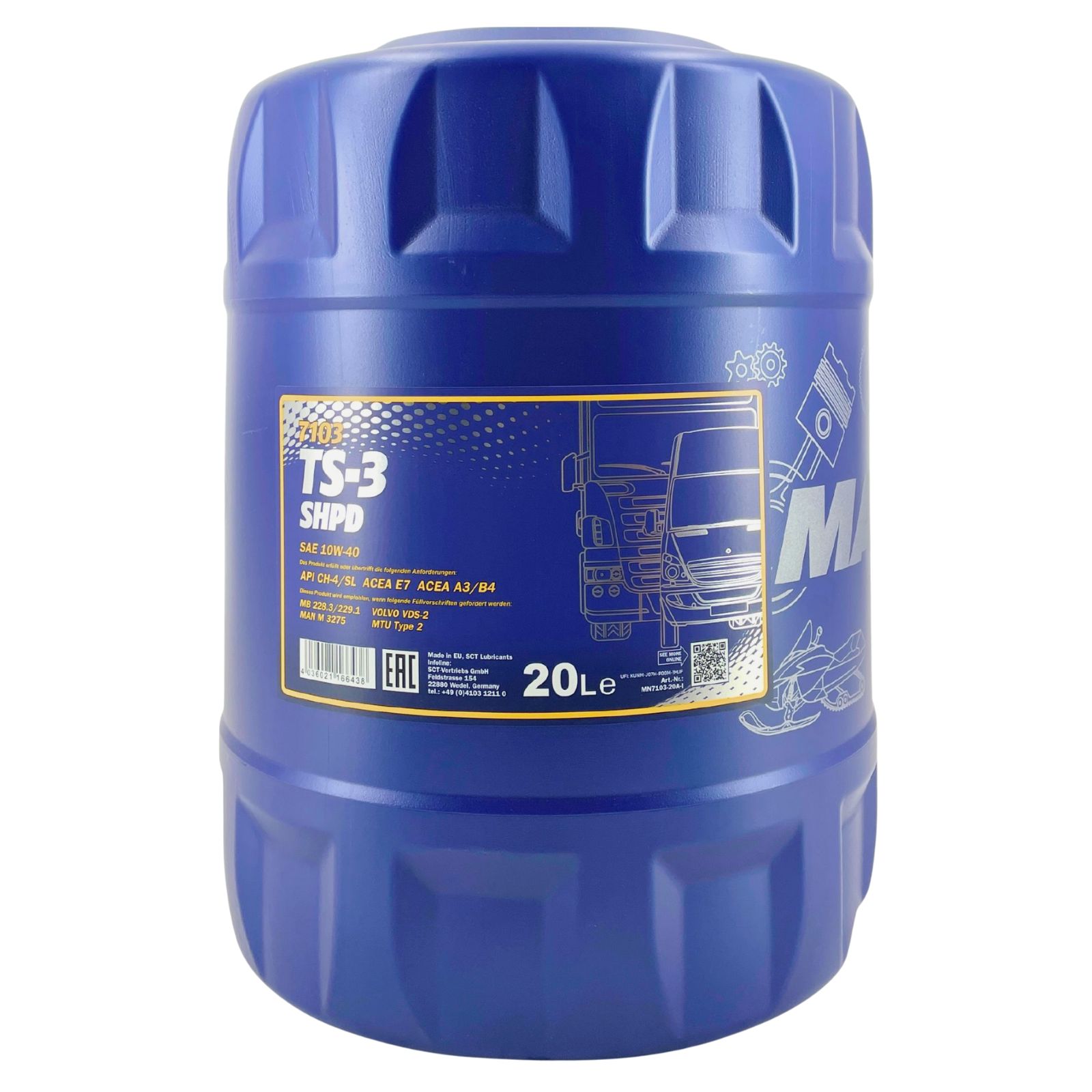 Mannol TS-3 SHPD 10W-40 20 Liter