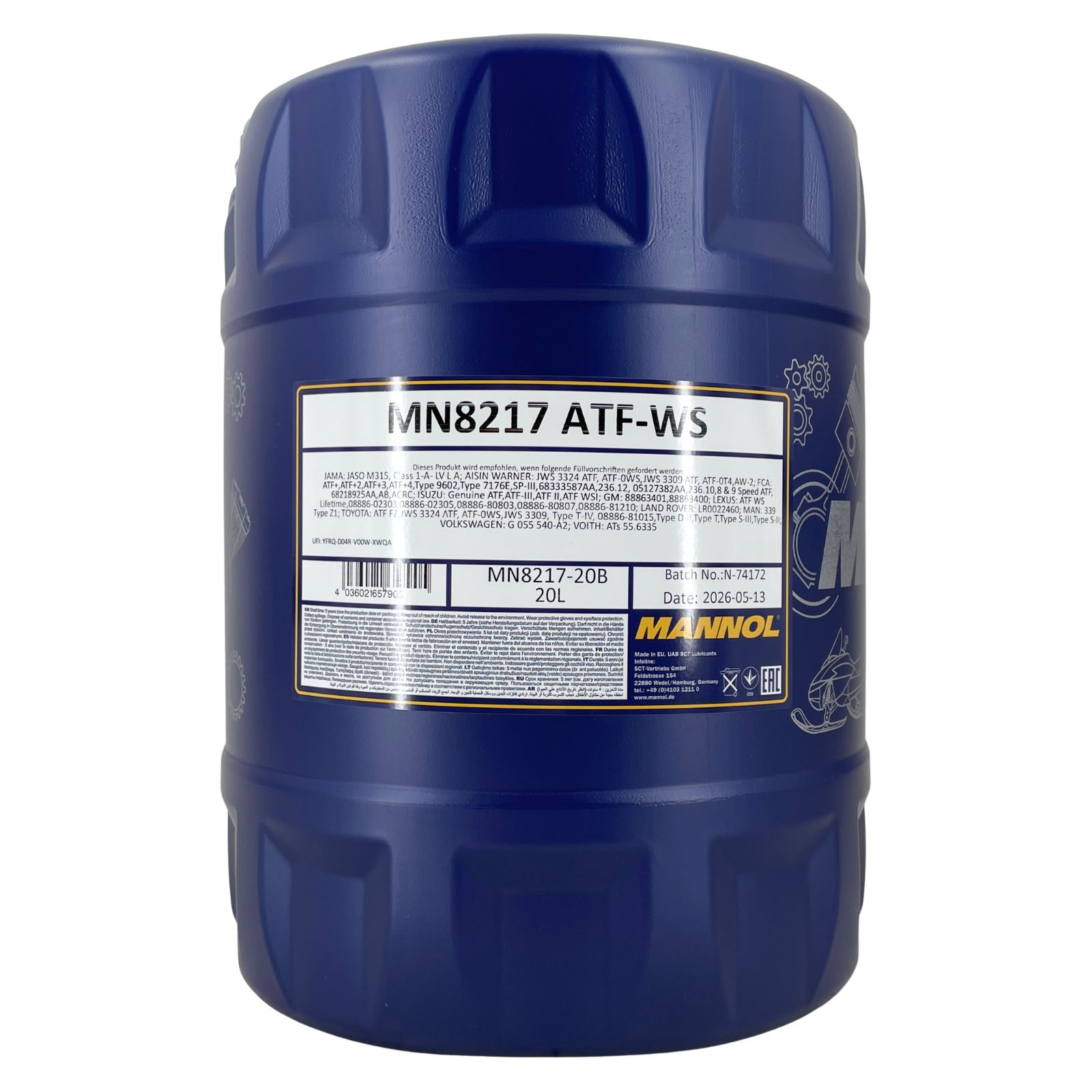 Mannol ATF WS Getriebeöl 20 Liter