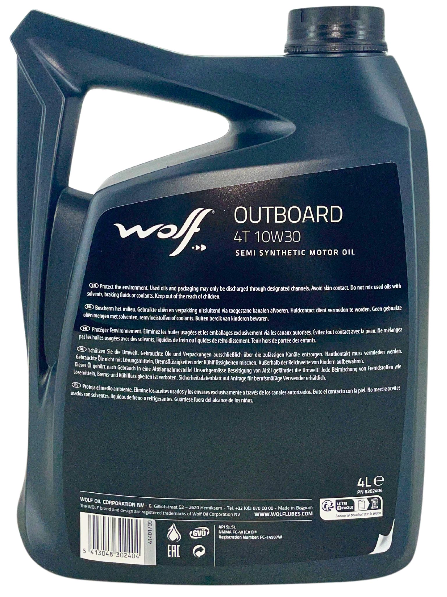 Wolf Outboard 4T 10W-30 4 Liter