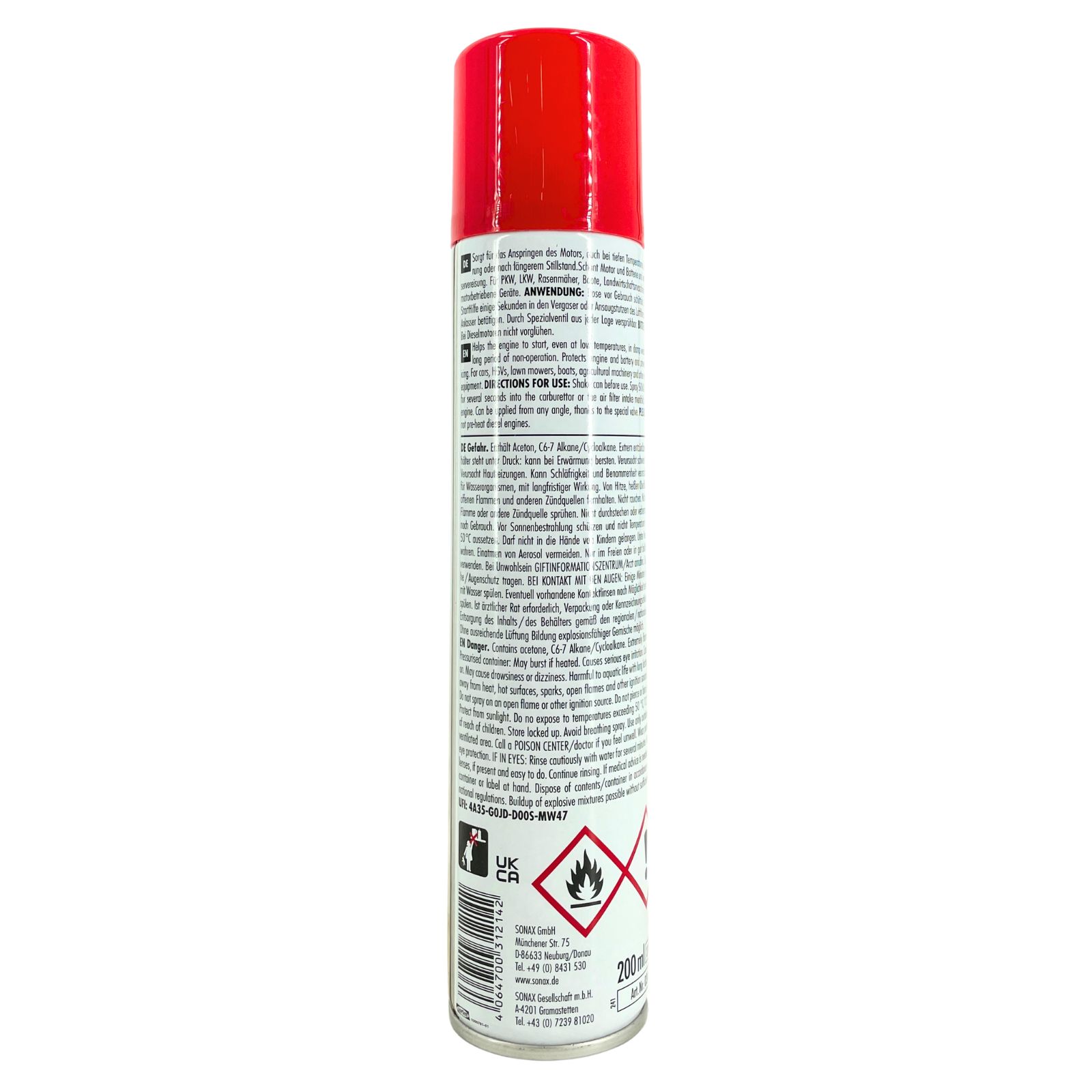 Sonax Motor Starthilfe Motorpflege 200 ML