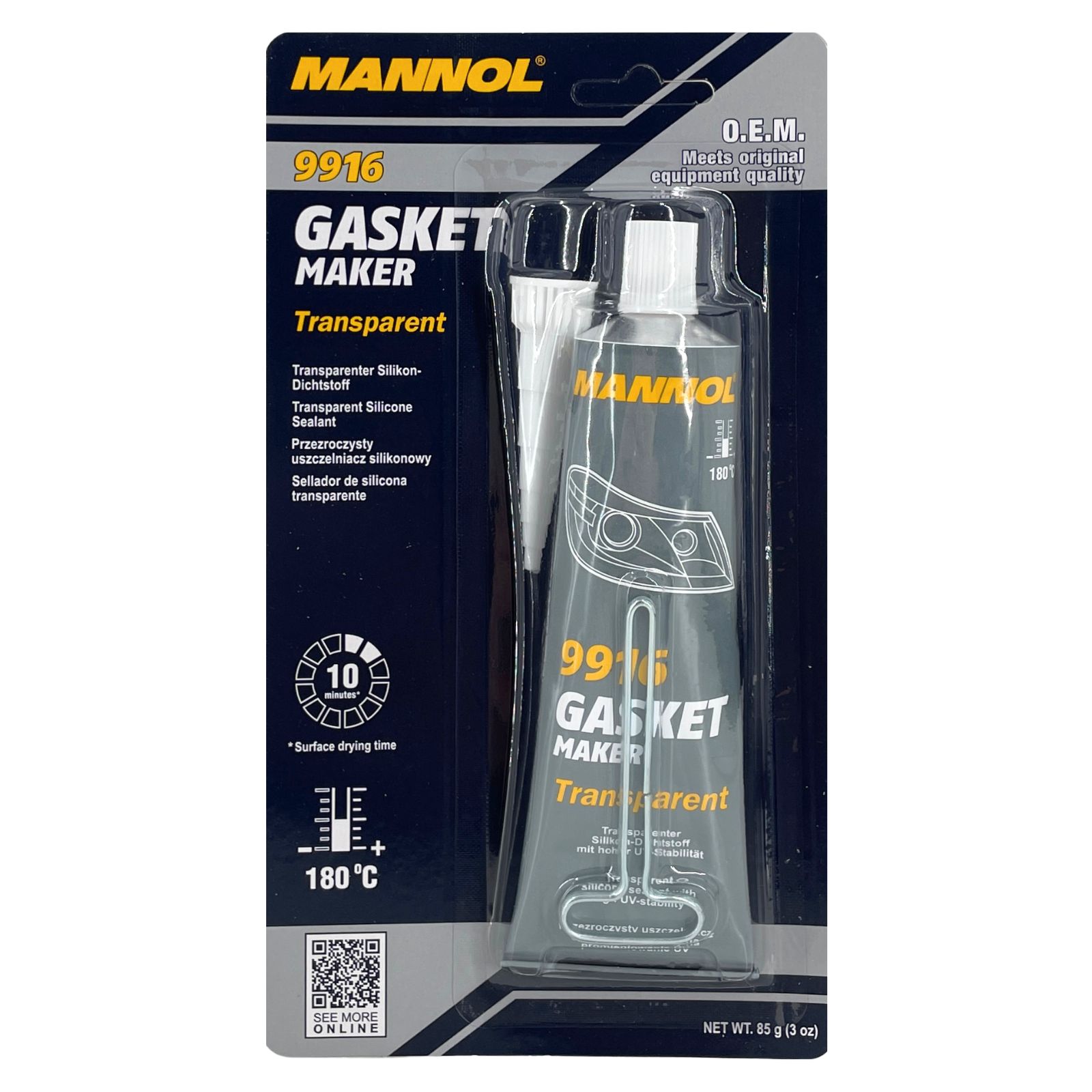 Mannol Gasket Maker Transparent Dichtungsmittel 85 Gramm