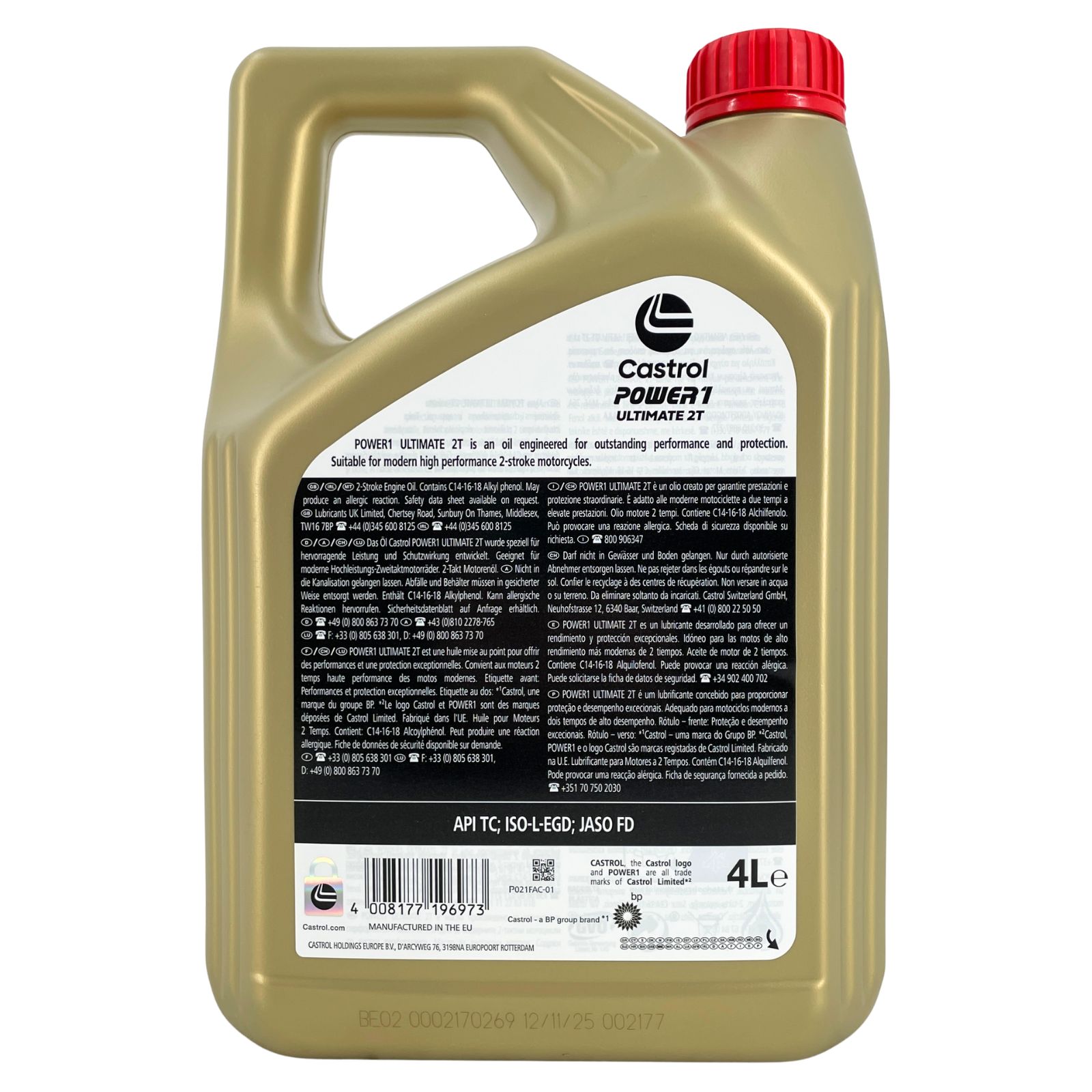 Castrol Power 1 Ultimate 2T 4 Liter