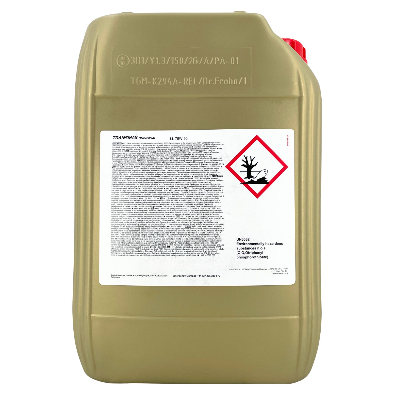 Castrol Transmax Universal LL 75W-90 20 Liter