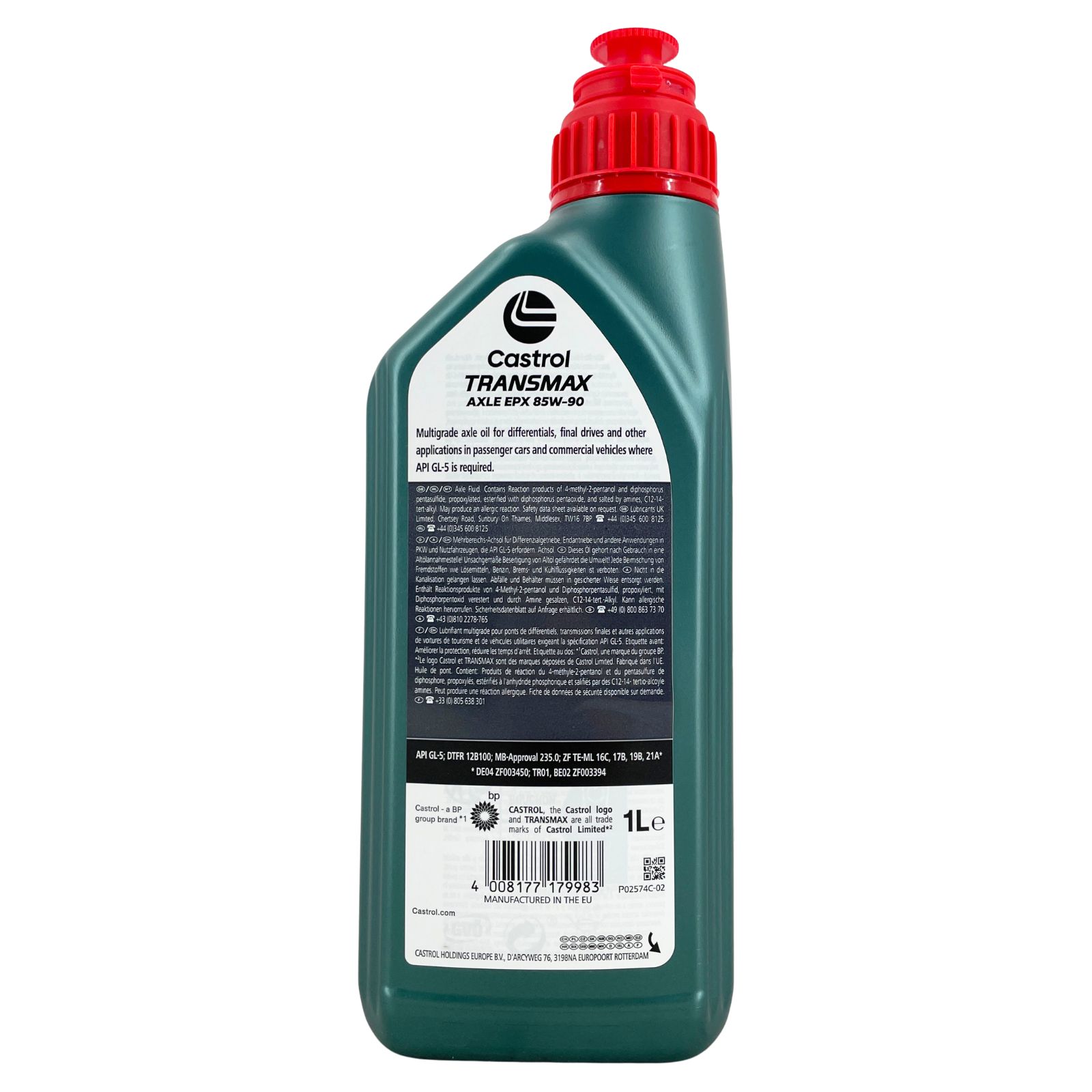 Castrol Transmax Axle EPX 85W-90 1 Liter