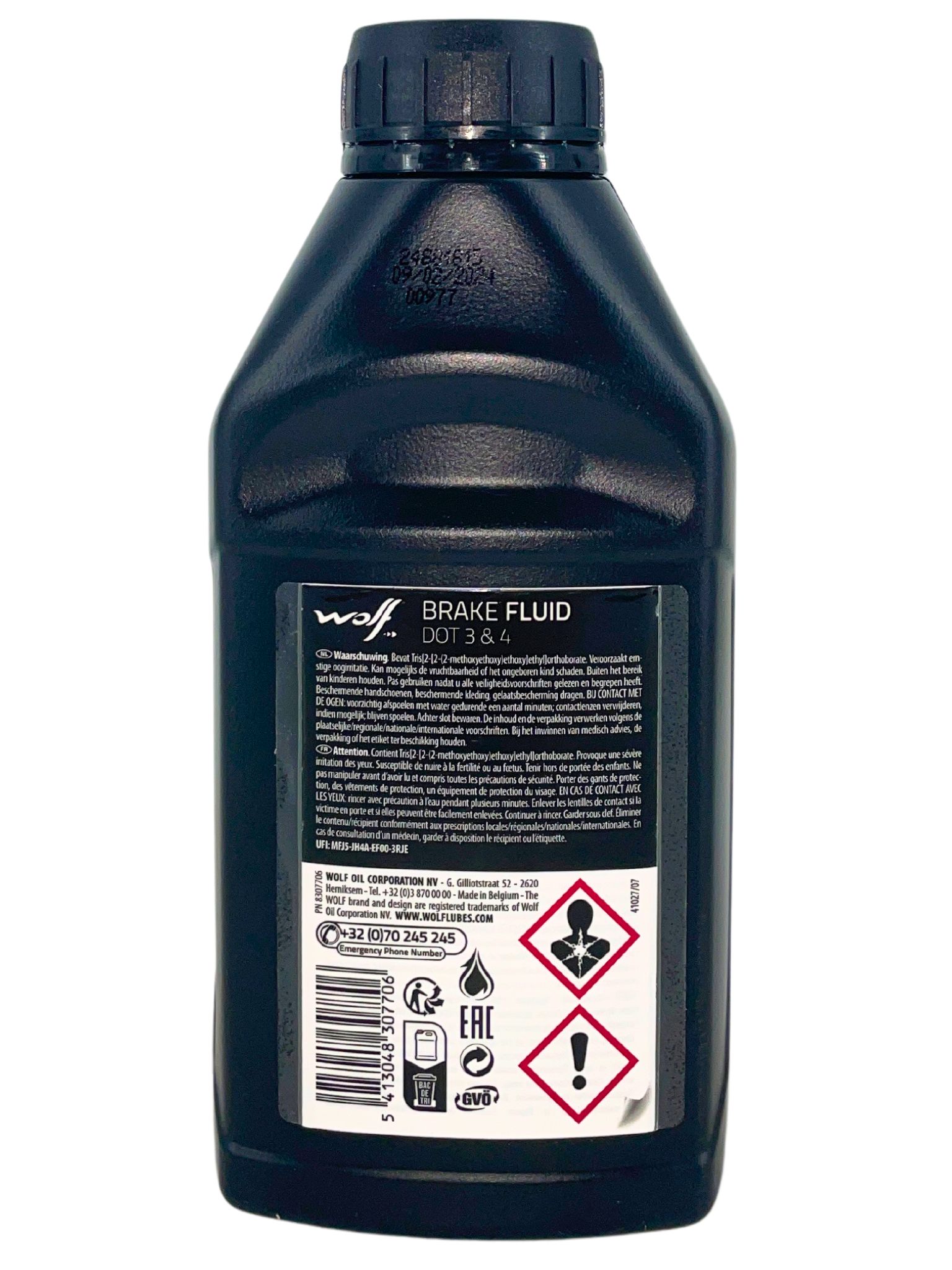 Wolf Brake Fluid DOT 3 & 4 500 ML