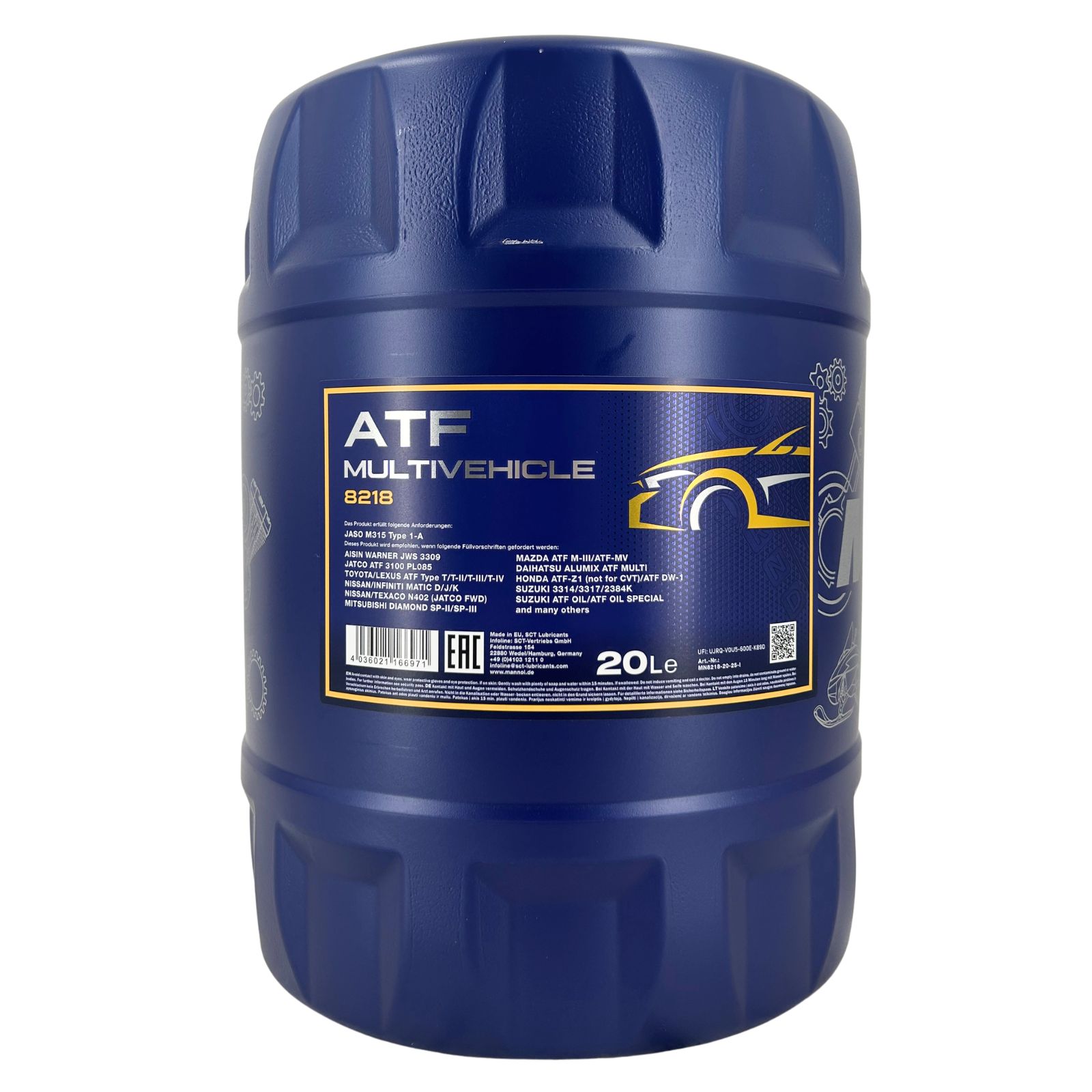 Mannol ATF Multivehicle JWS 3309 Getriebeöl 20 Liter
