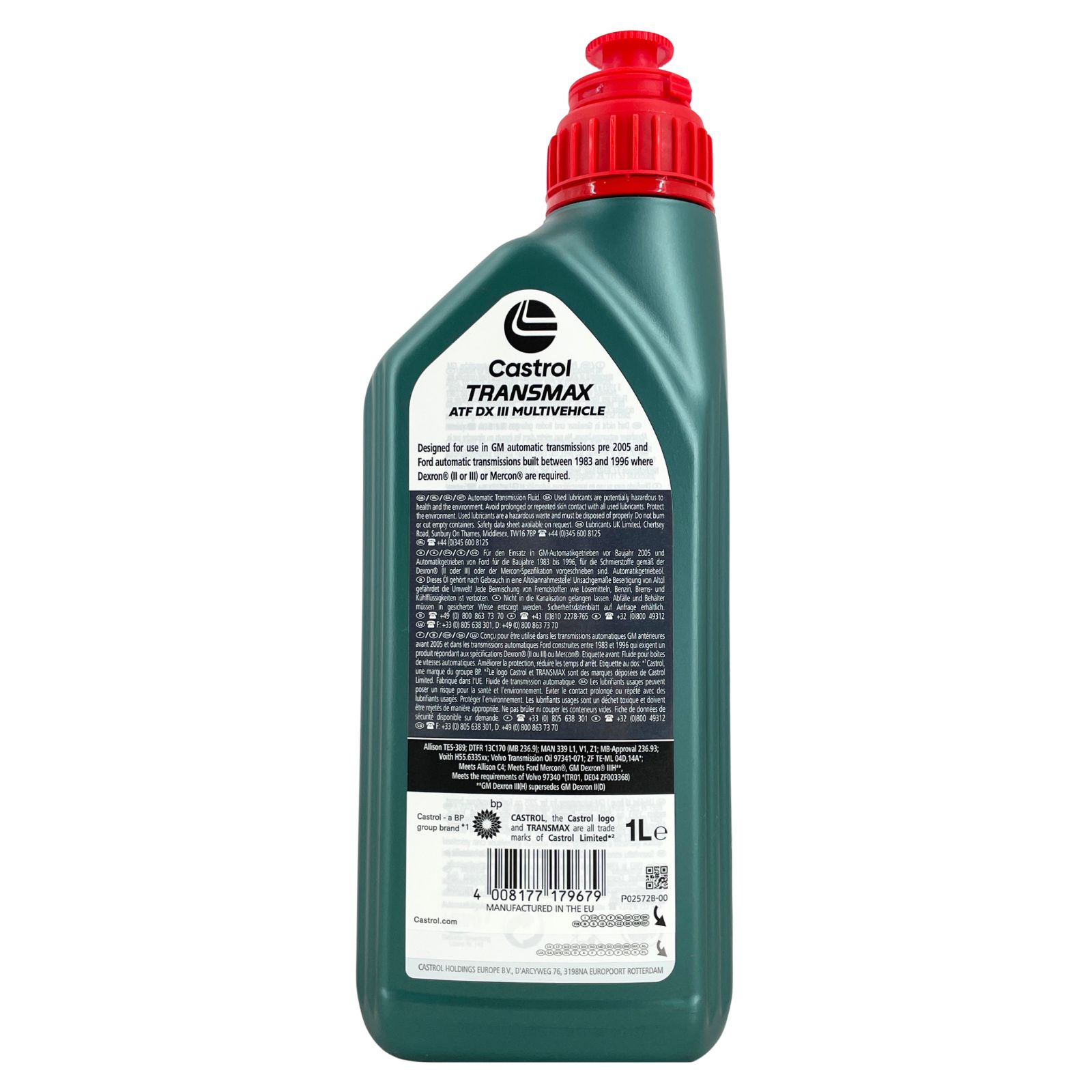 Castrol Transmax ATF DX III Multivehicle 1 Liter