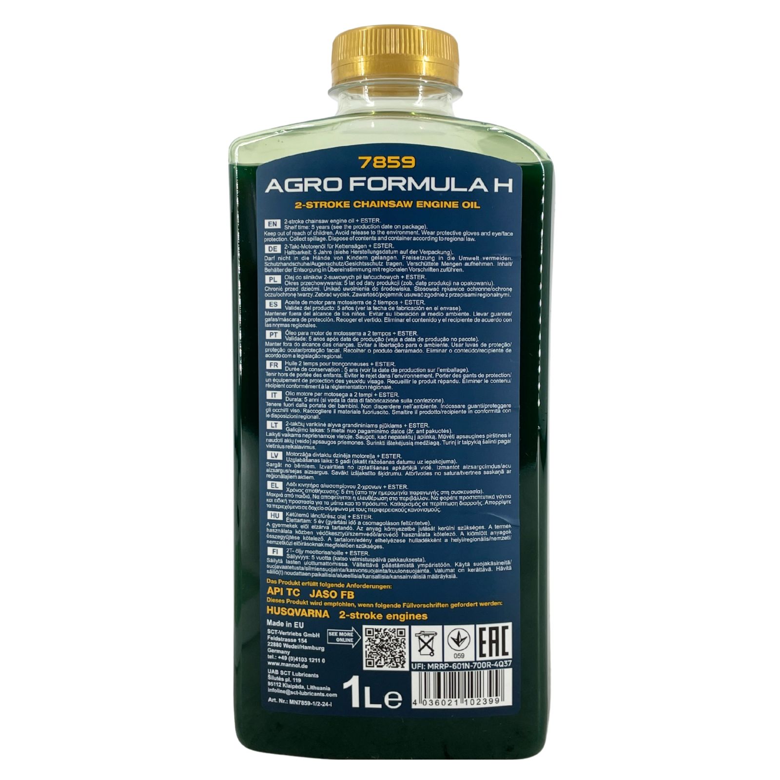 Mannol 7859 Agro Formula H 1 Liter