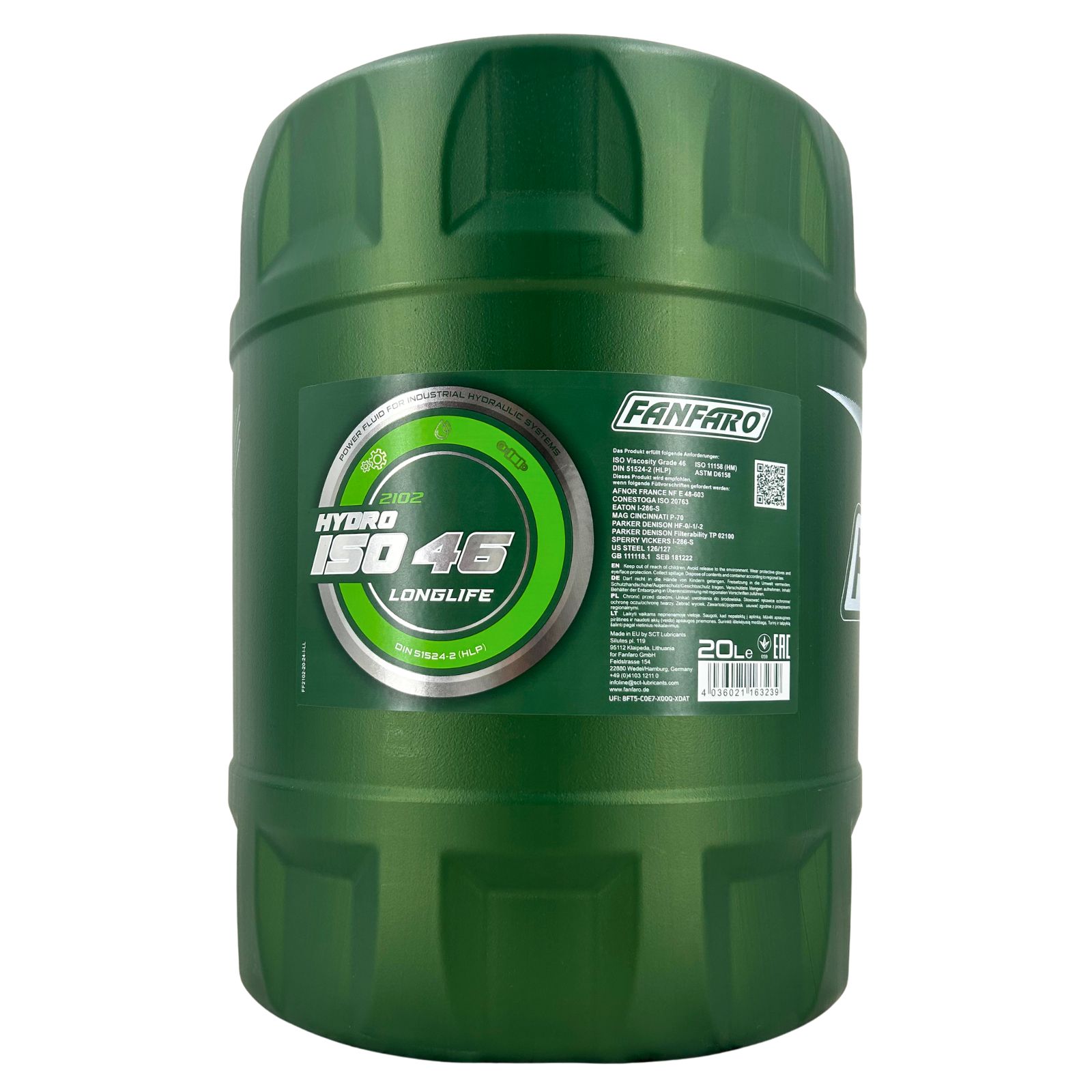 Fanfaro Hydro ISO 46 Longlife 20 Liter