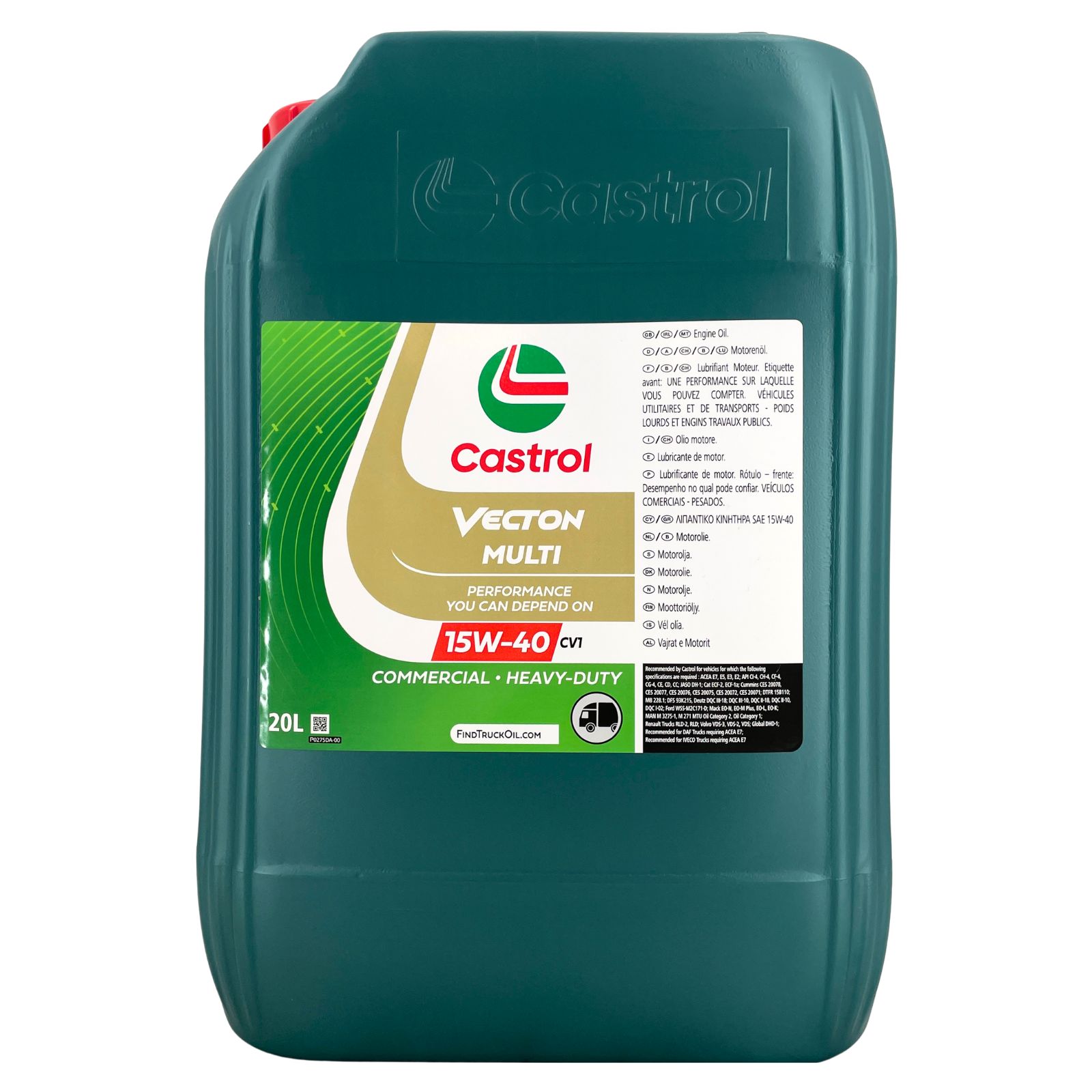 Castrol Vecton Multi 15W-40 CV1 20 Liter