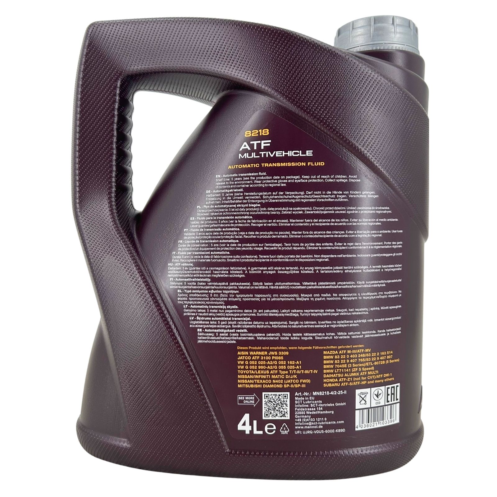 Mannol ATF Multivehicle JWS 3309 Getriebeöl 4 Liter