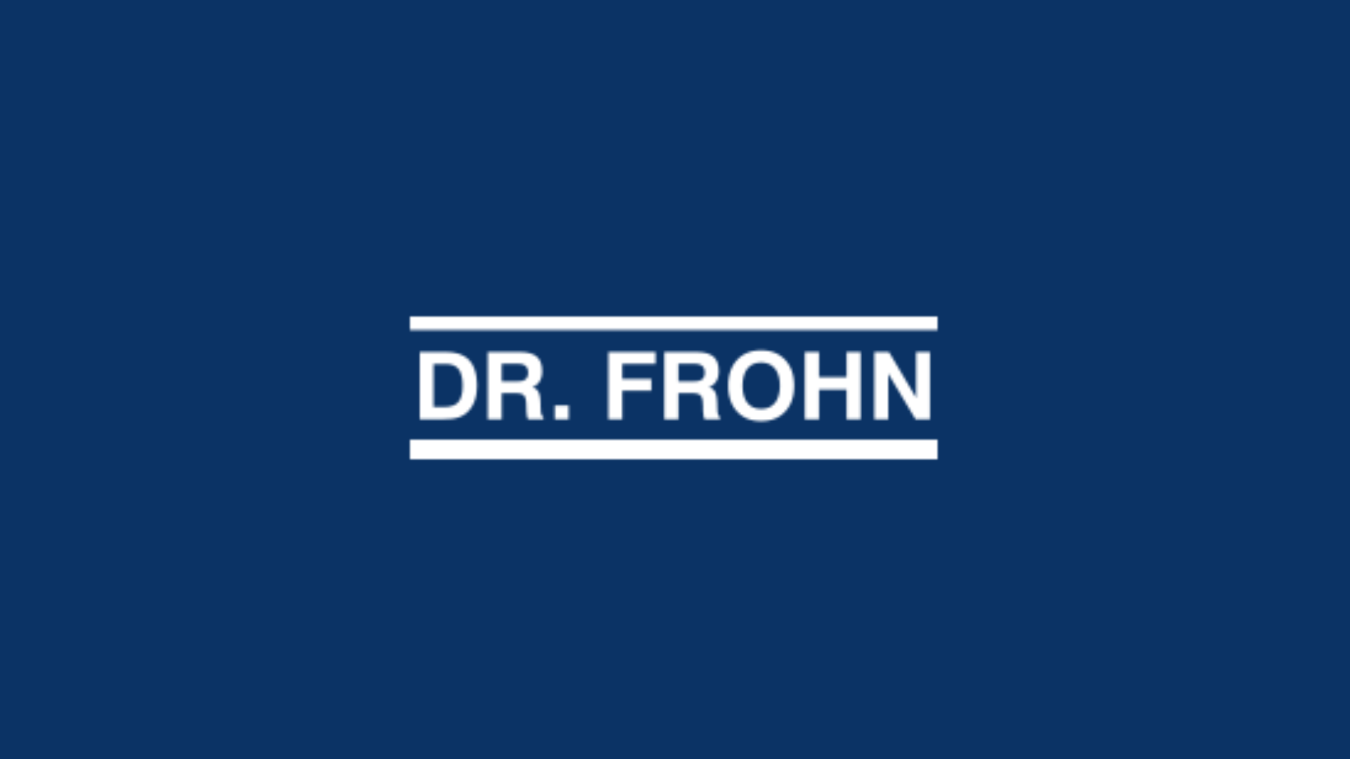 Dr. Frohn