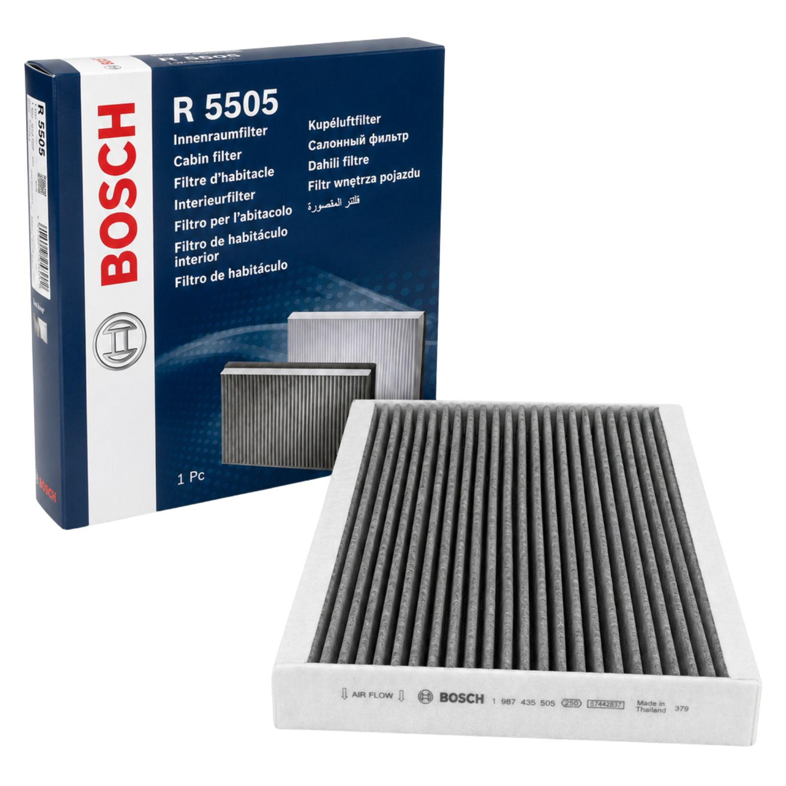 Bosch Innenraumluftfilter R5505 - 1 987 435 505