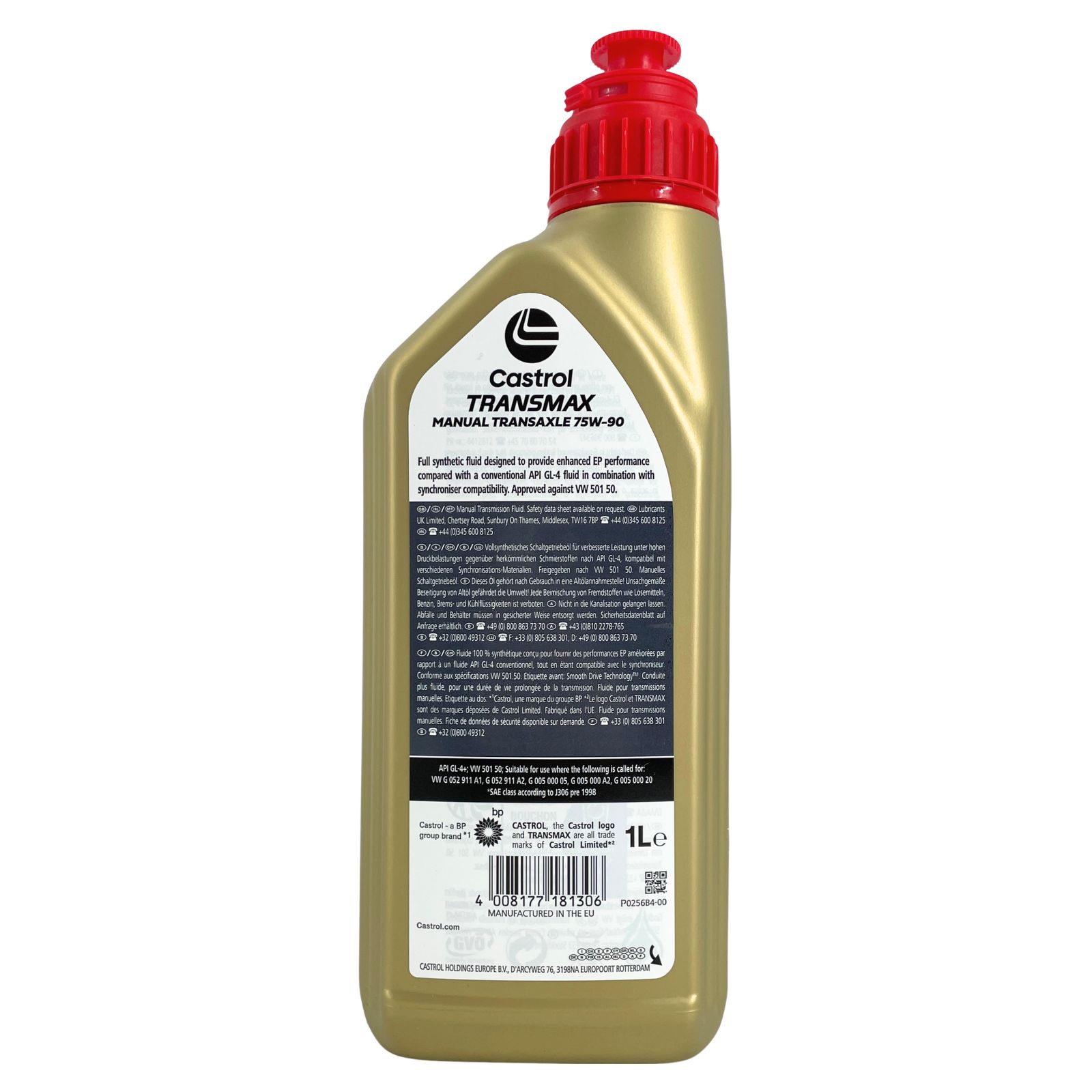 Castrol Transmax Manual Transaxle 75W-90 1 Liter
