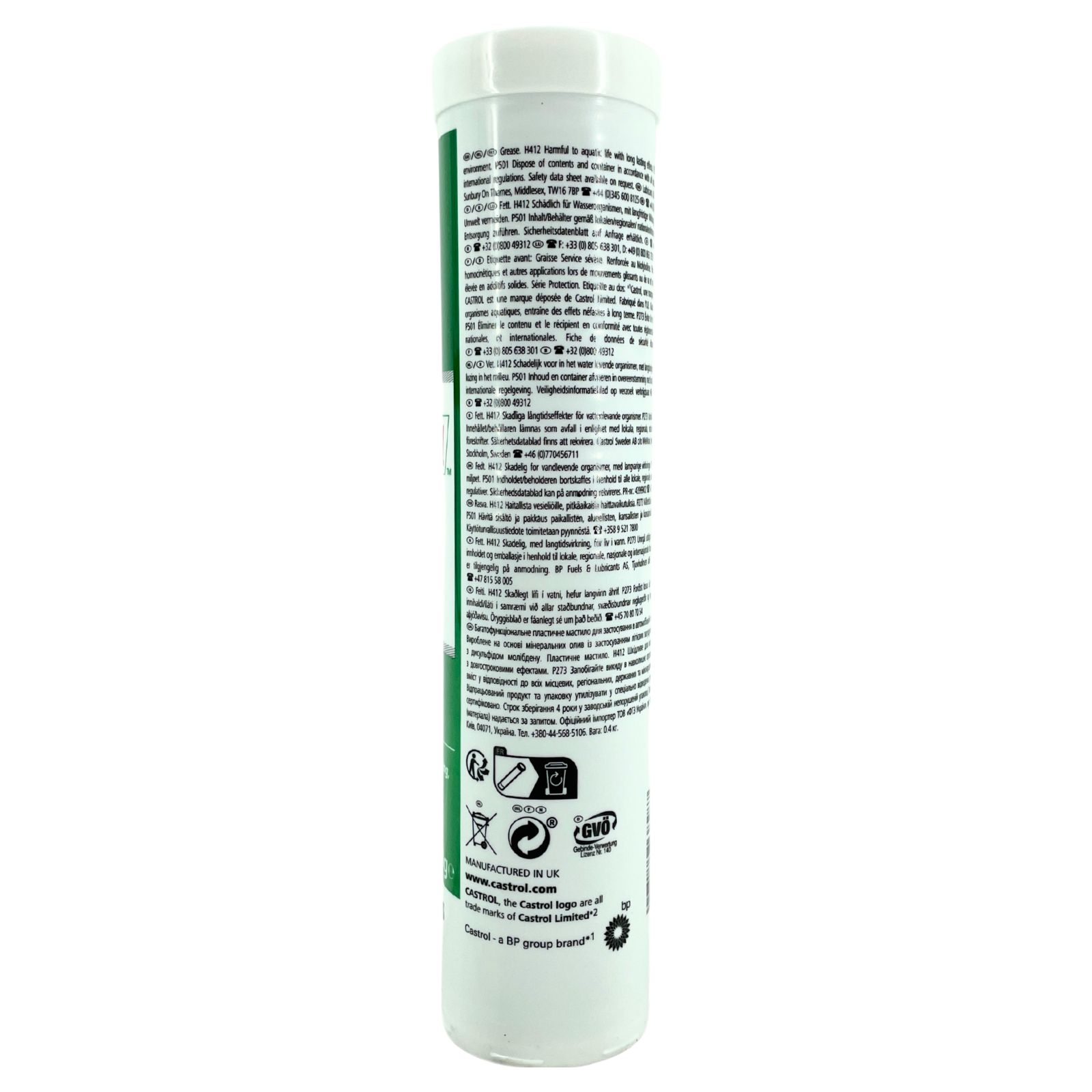 Castrol Moly Grease Mehrzweckfett 400 Gramm