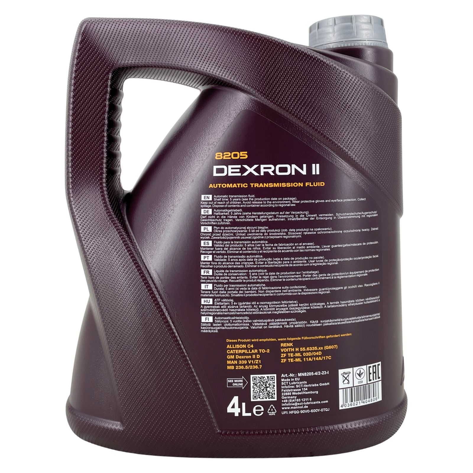 Mannol Automatic ATF Dexron II 4 Liter