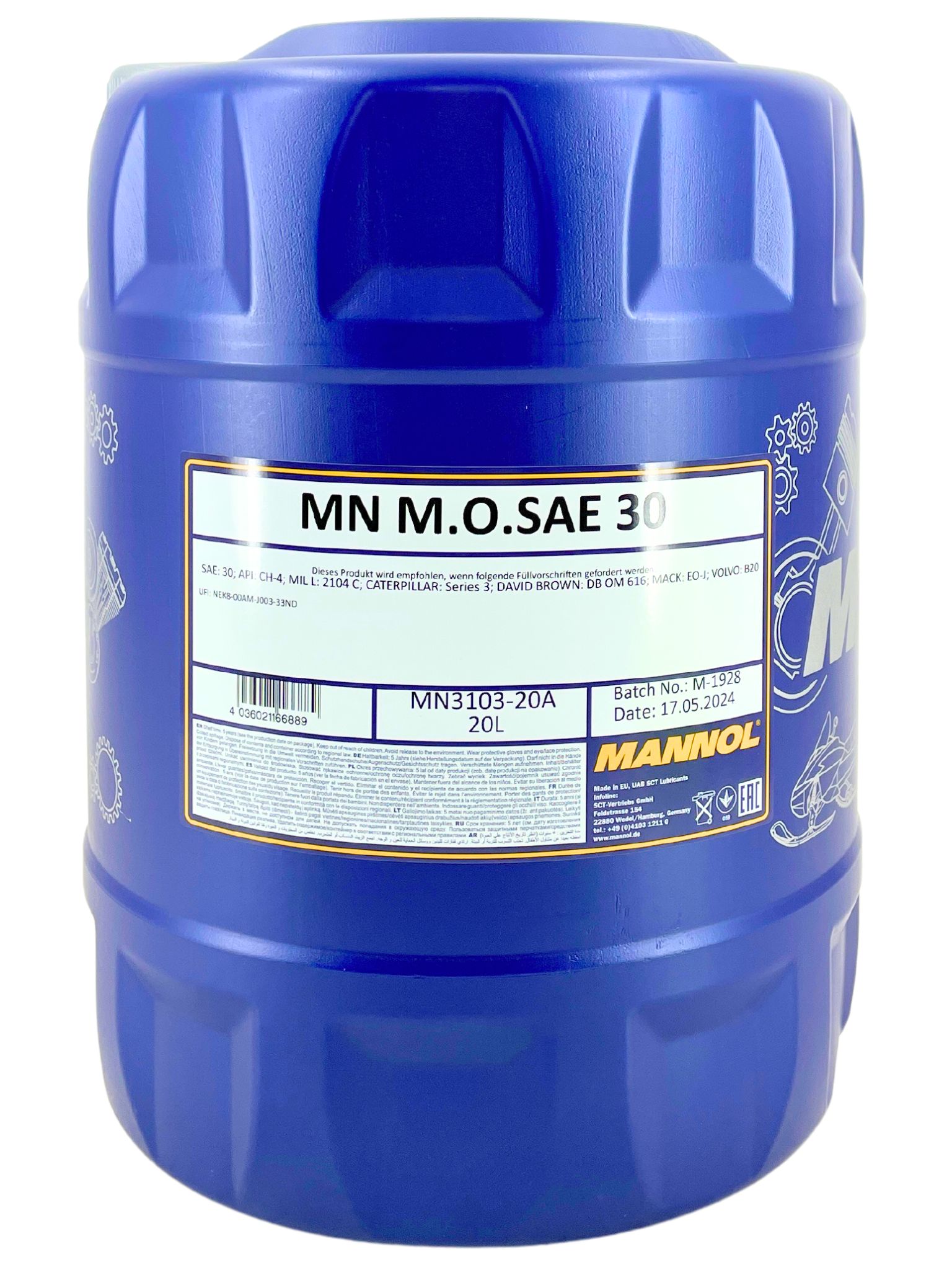 Mannol M.O. SAE 30 20 Liter