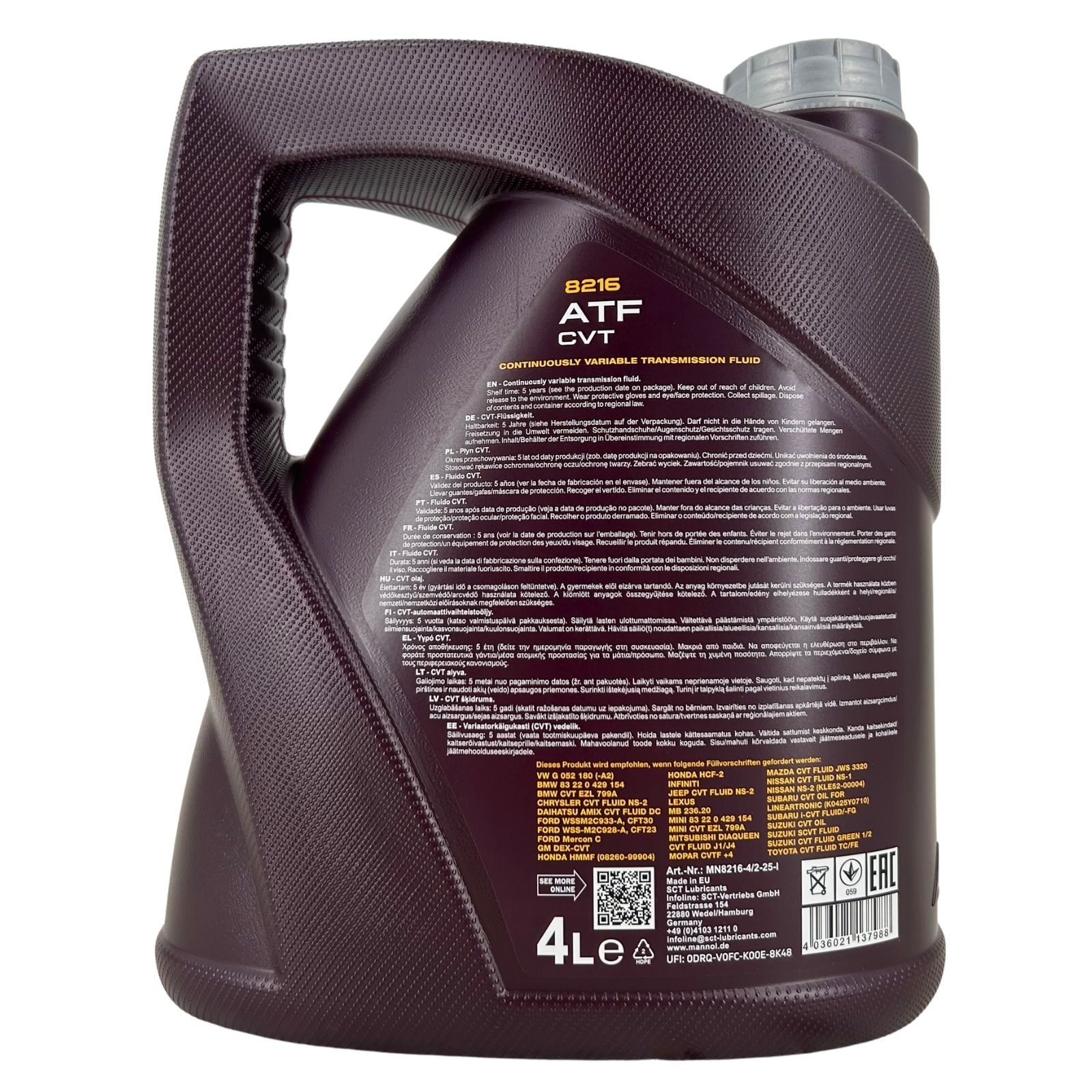 Mannol ATF CVT Getriebeöl 4 Liter
